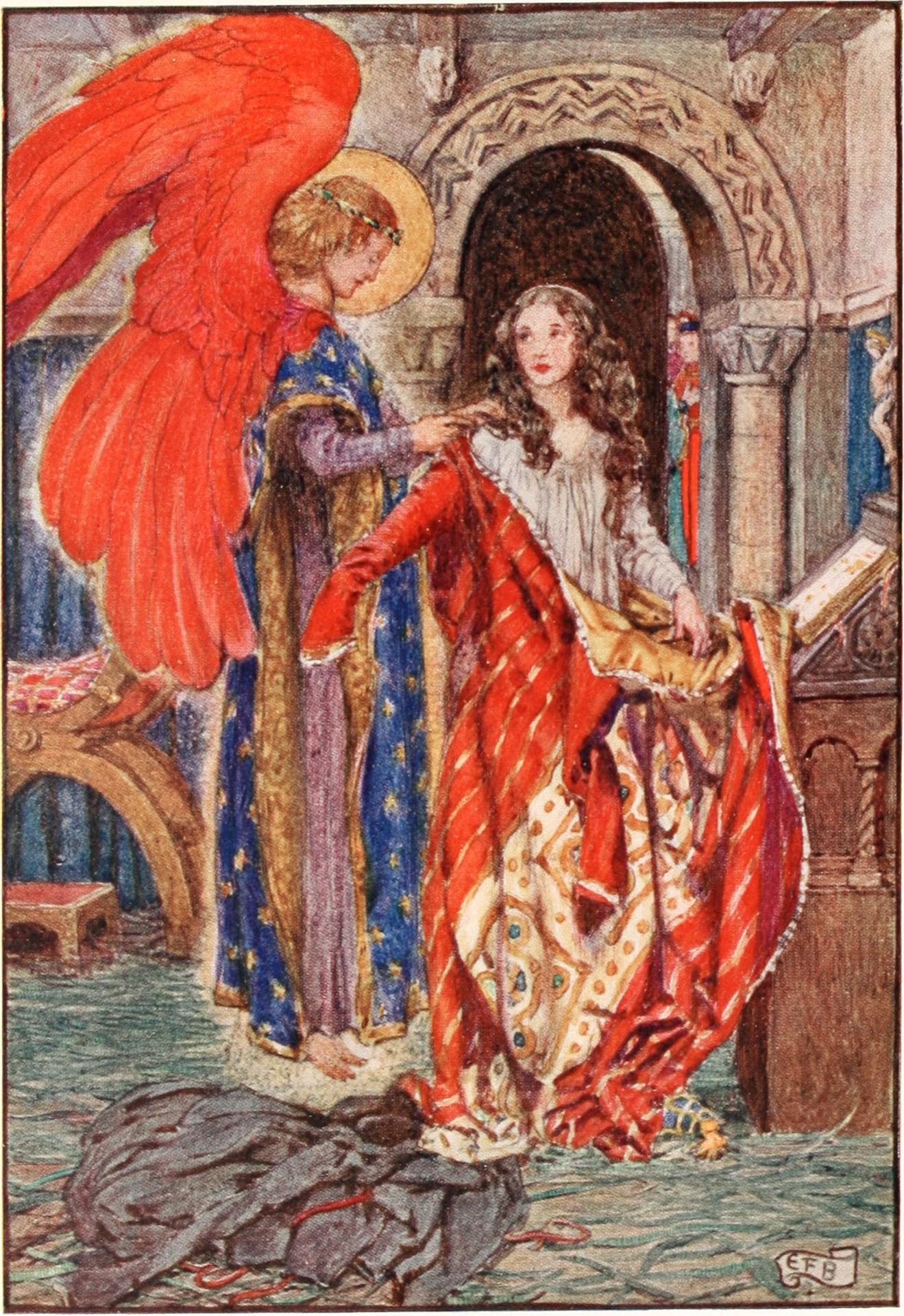 Elizabeth Prayed to God to Clothe Her by Eleanor Fortescue-Brickdale
