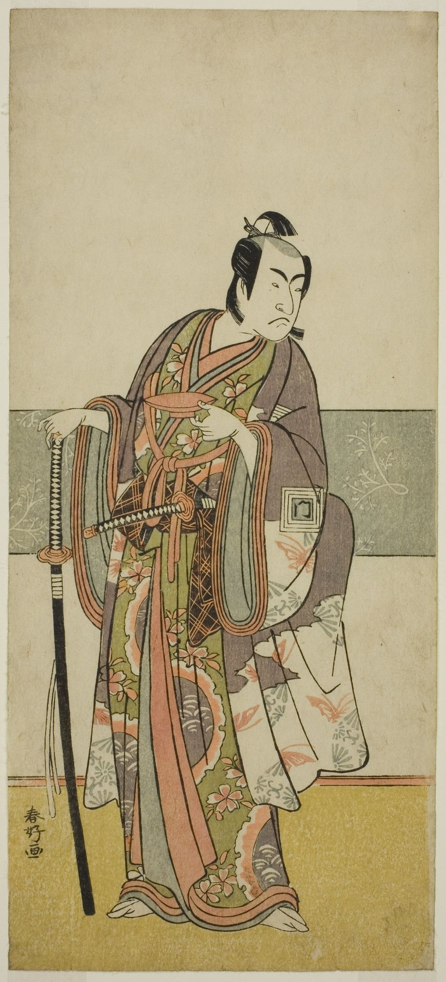The Actor Ichikawa Monnosuke II in an Unidentified Role by Katsukawa Shunkō