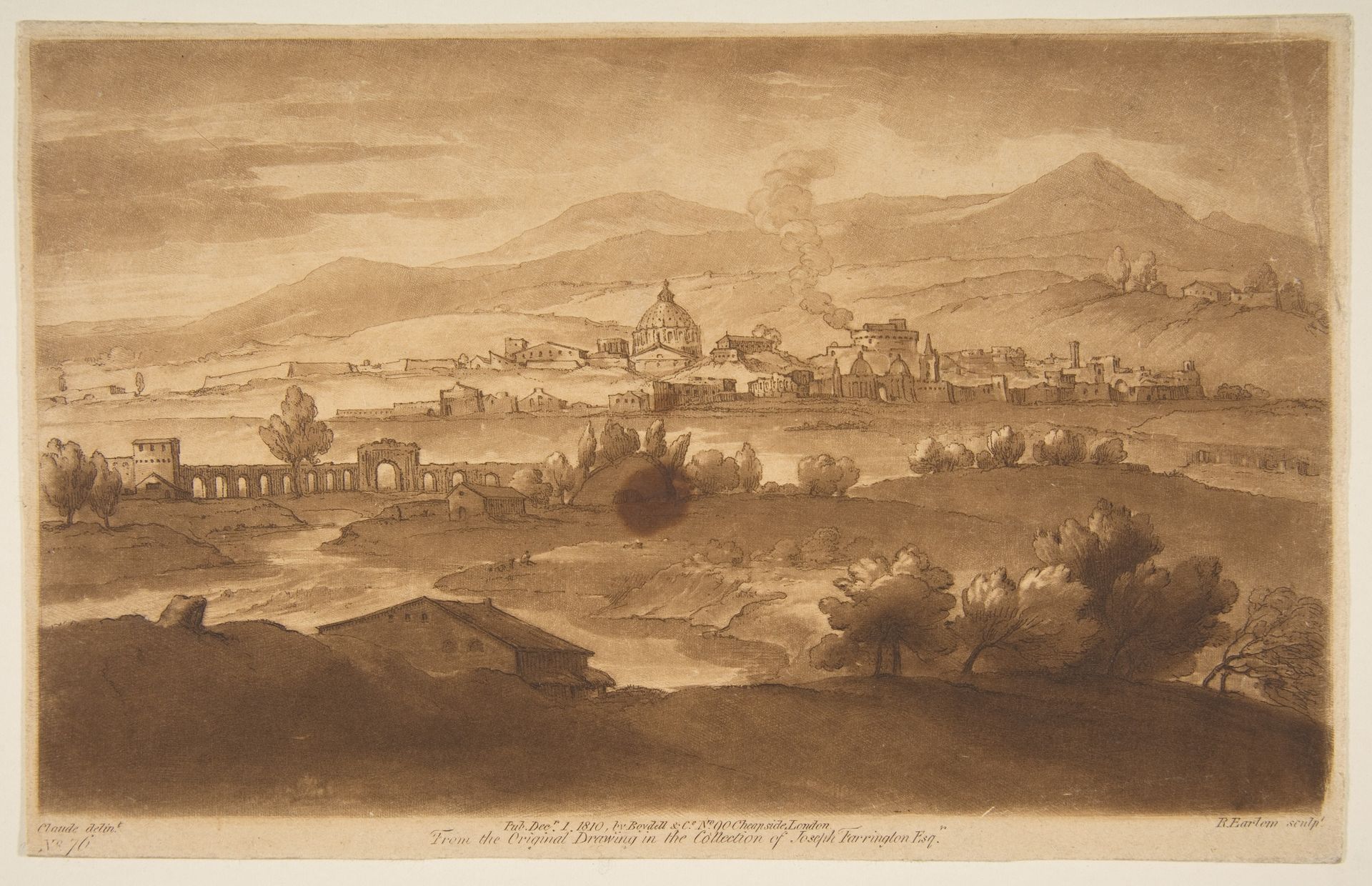 View of Rome and Surrounding Country by Richard Earlom