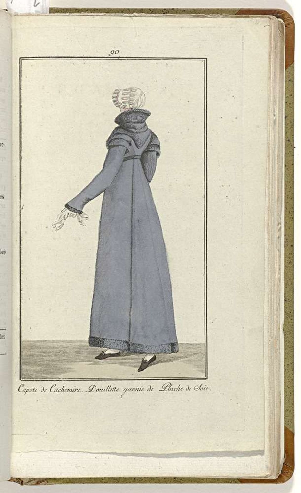 Elegantia, of tijdschrift van mode, luxe en smaak voor dames, Oktober 1809, No. 90: Capote de Cachemire... by Anonymous