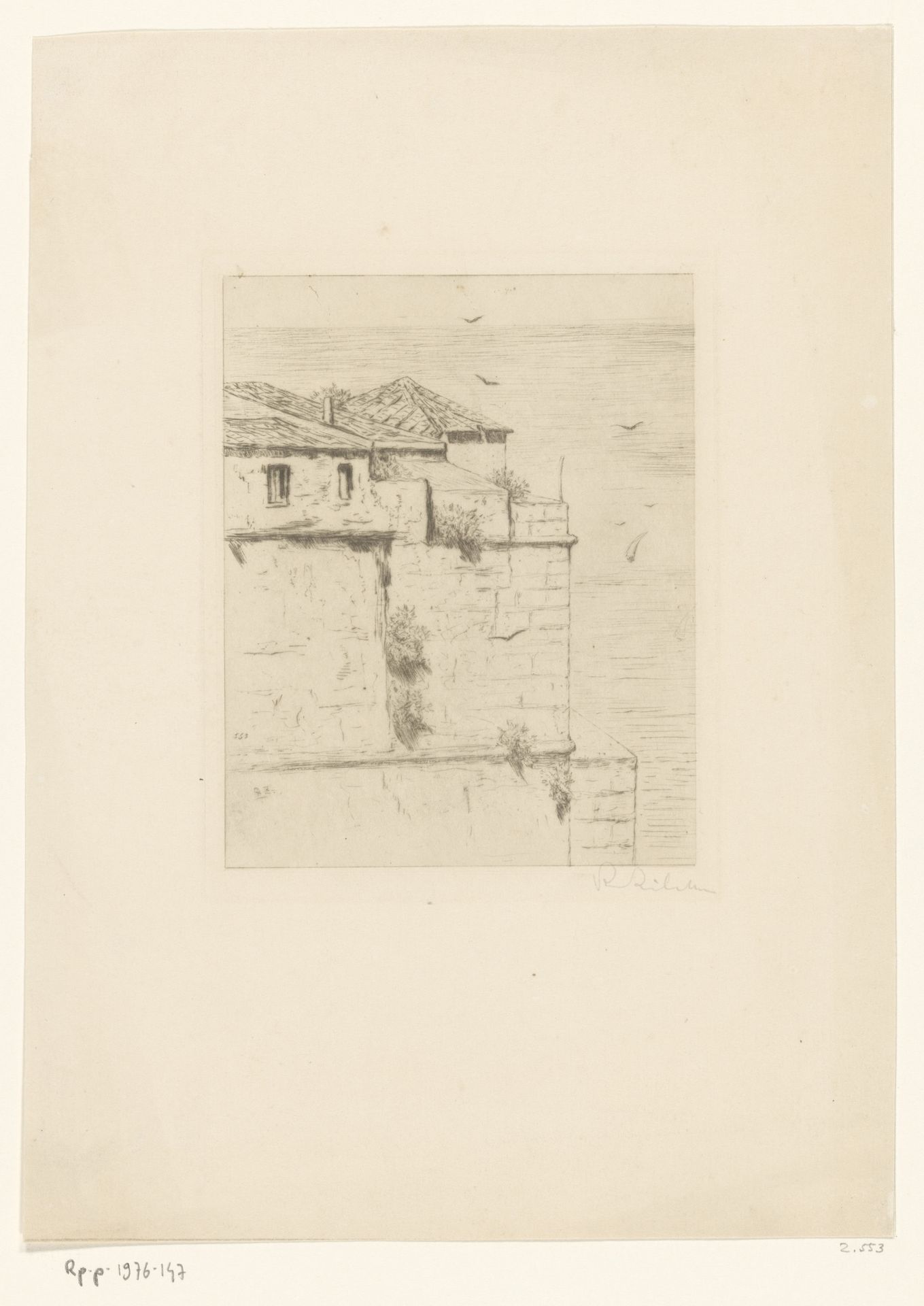 Oud Turks fort in Algiers by Philip Zilcken