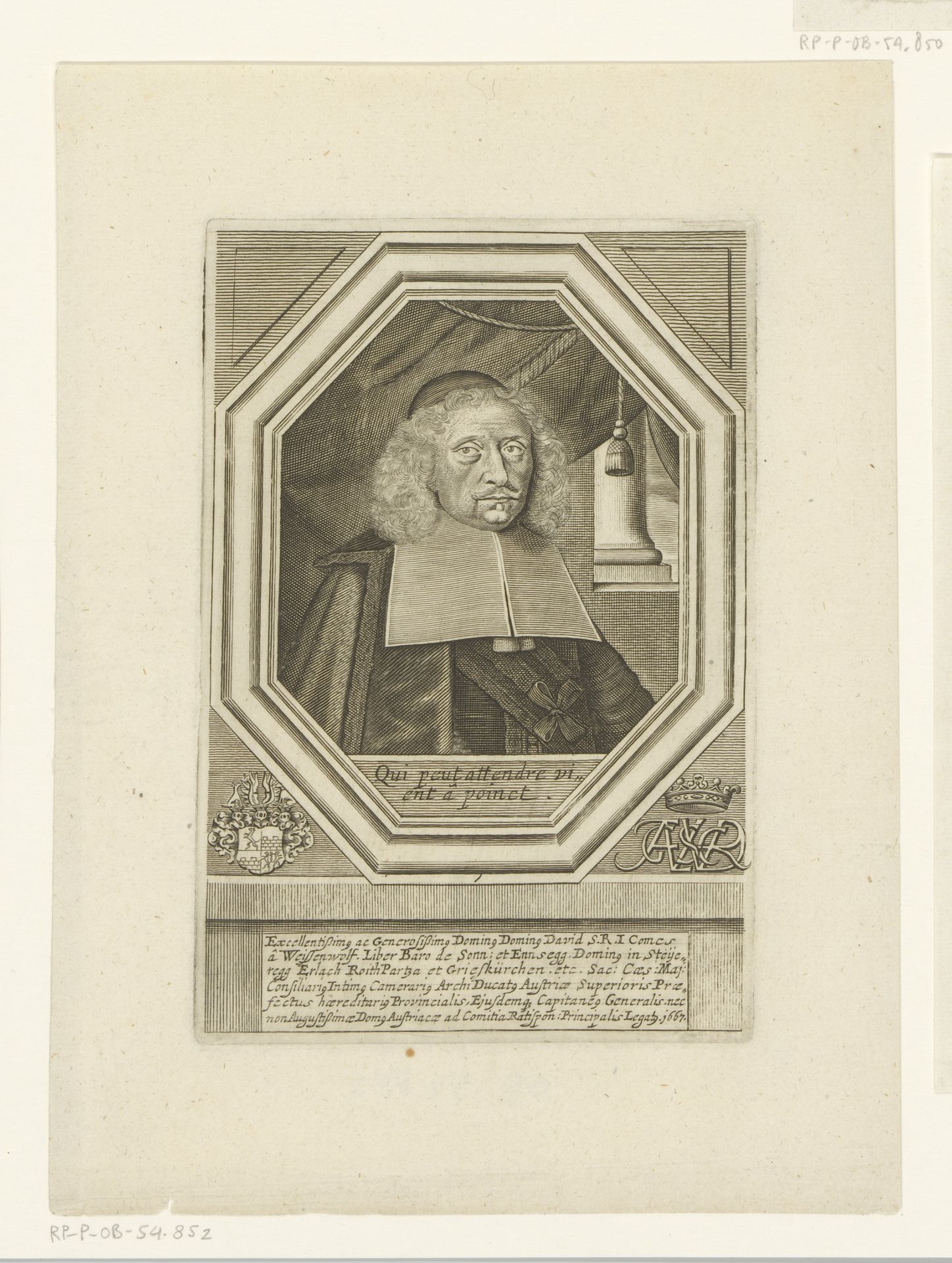 Portret van David Ungnad von Weißenwolf by Matthias van Sommer