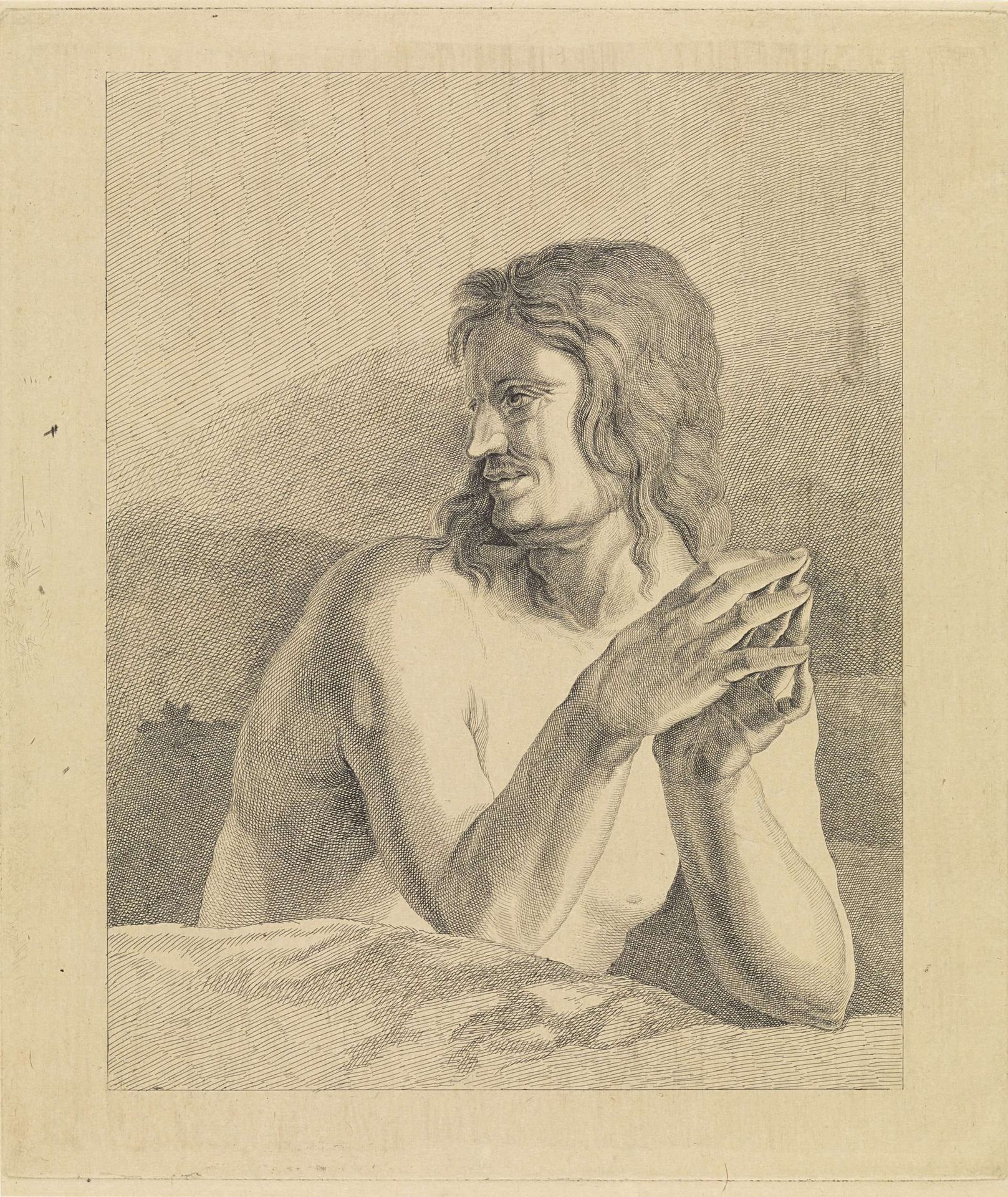 Figuur uit het Laatste Oordeel van Lucas van Leyden by Pieter de Mare