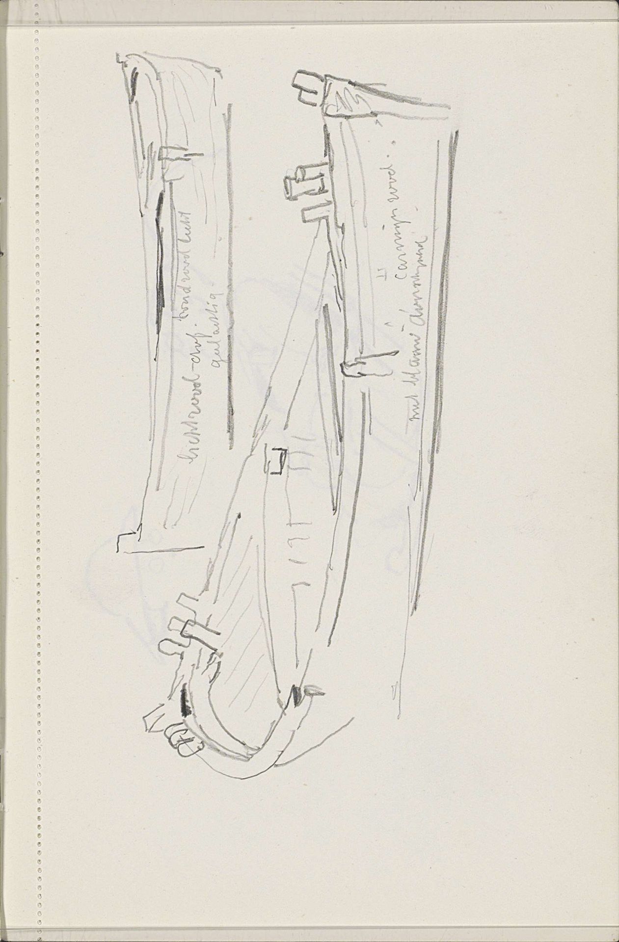 Twee roeiboten by Cornelis Vreedenburgh
