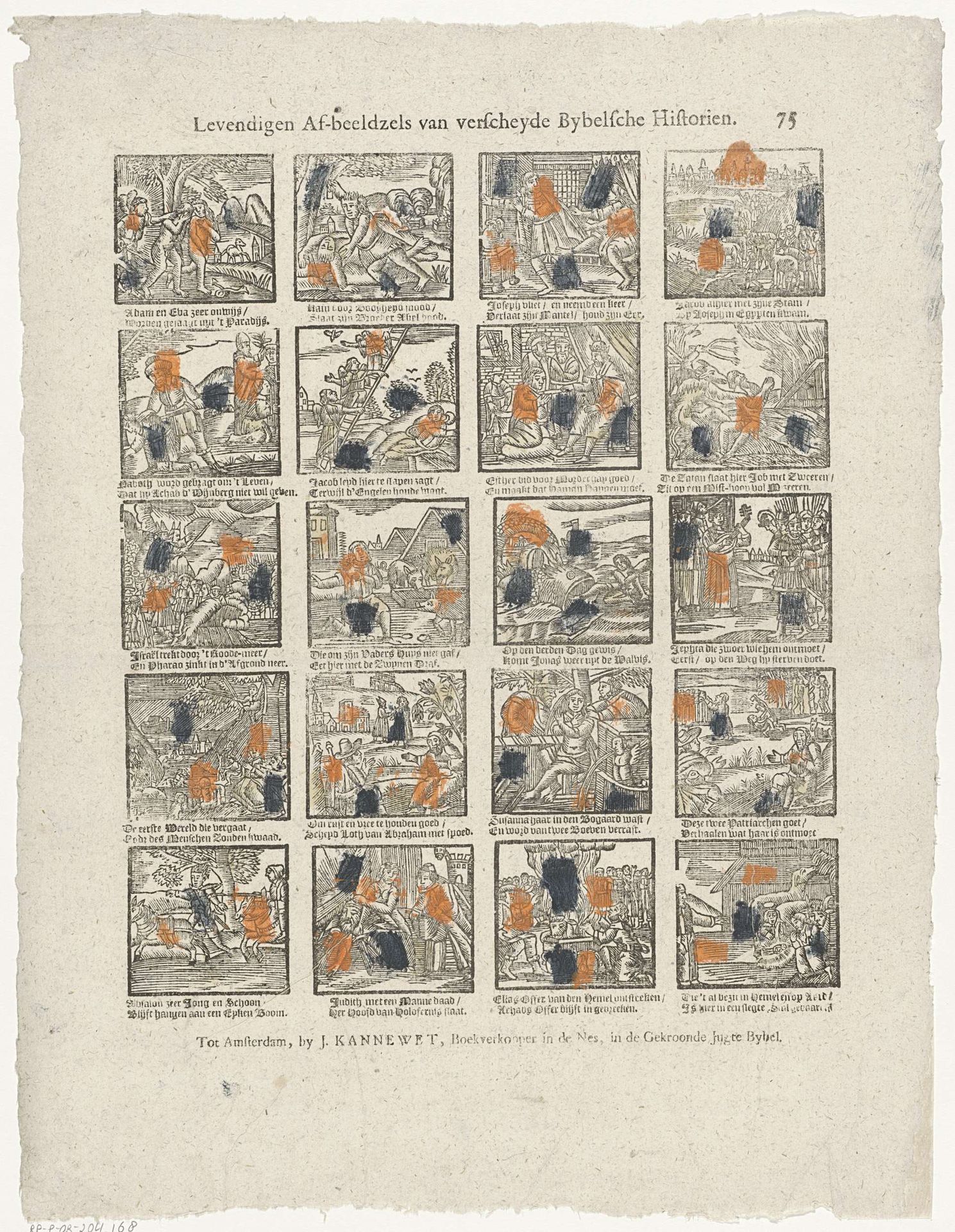 Levendigen af-beeldzels van verscheyde bybelsche historien by Johannes (II) Kannewet