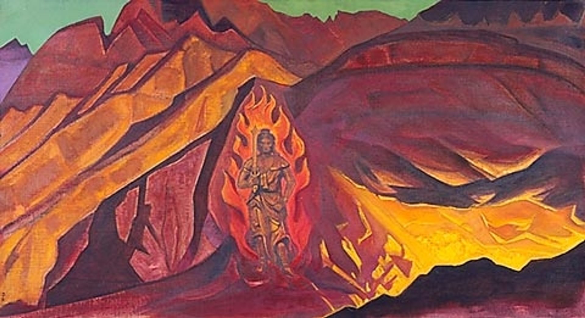 Guardian of the Entrance by Nicholas Roerich