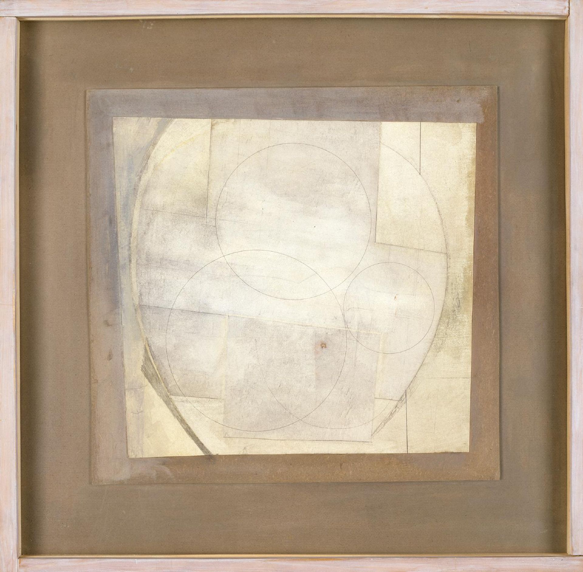 Oct 62 (3 circles) by  Ben  OM Nicholson