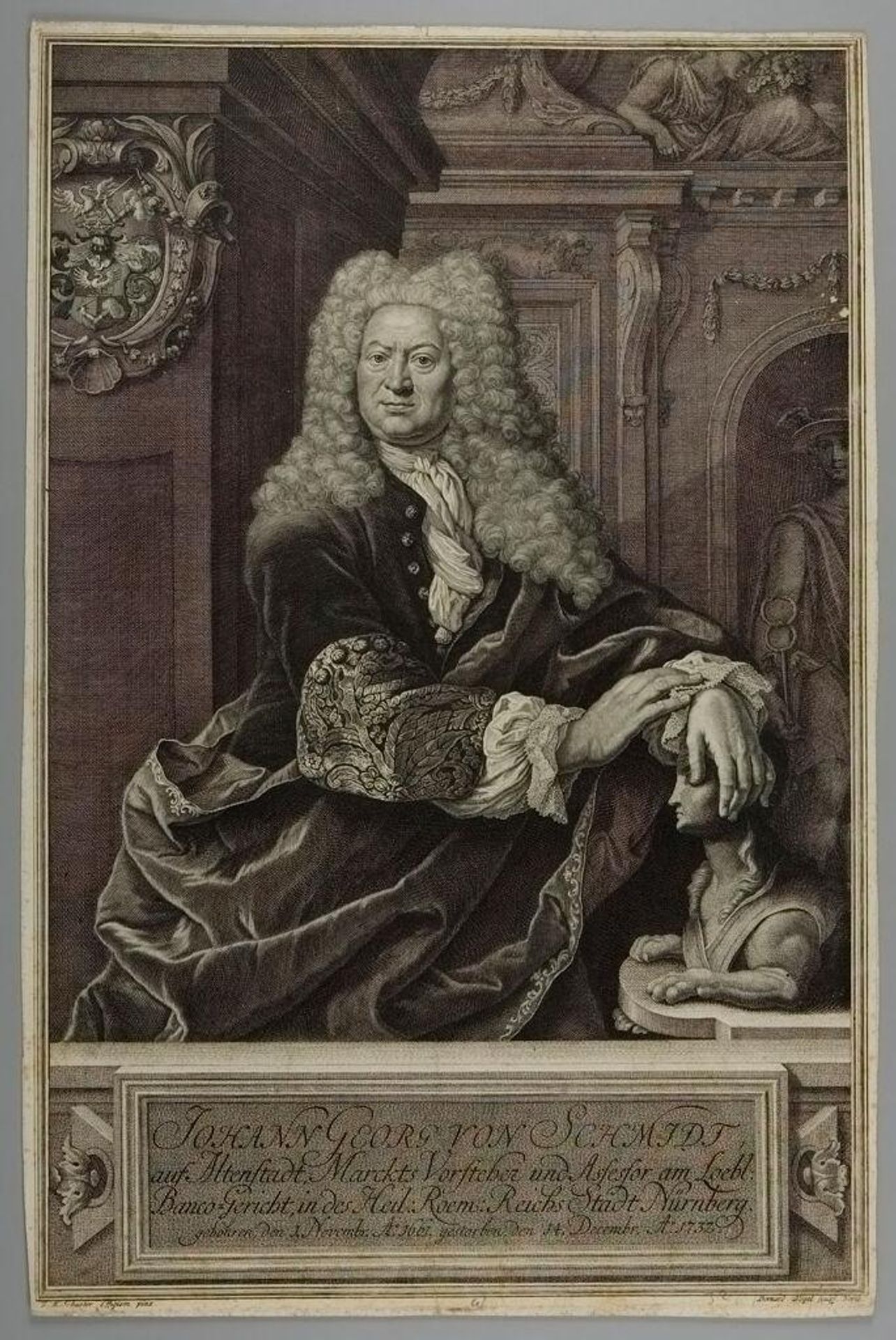 Johann Georg von Schmidt by Bernhard Vogel