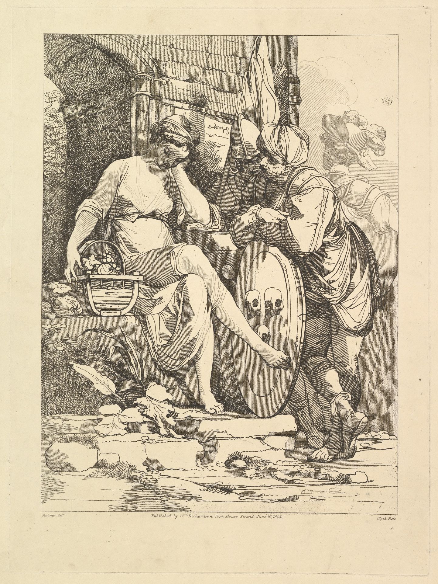 Banditti at Market by Robert Blyth