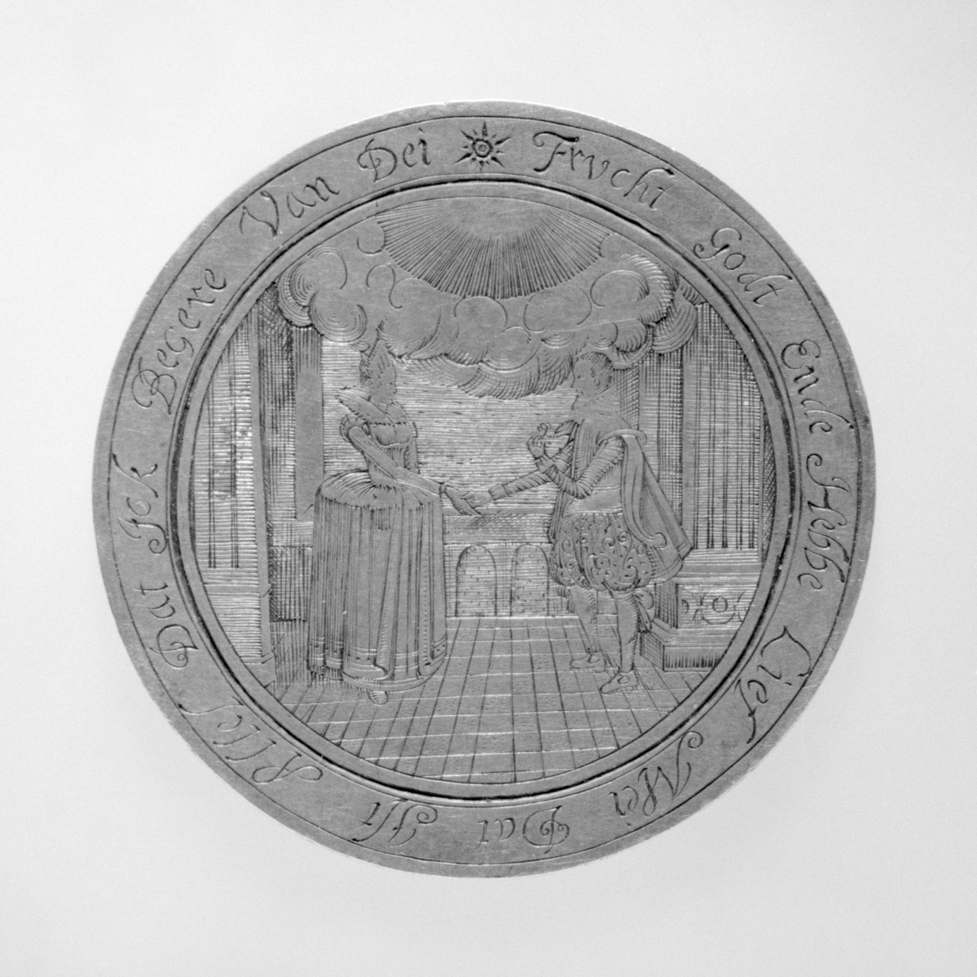 Wedding medallion by Heinrich Aldegrever