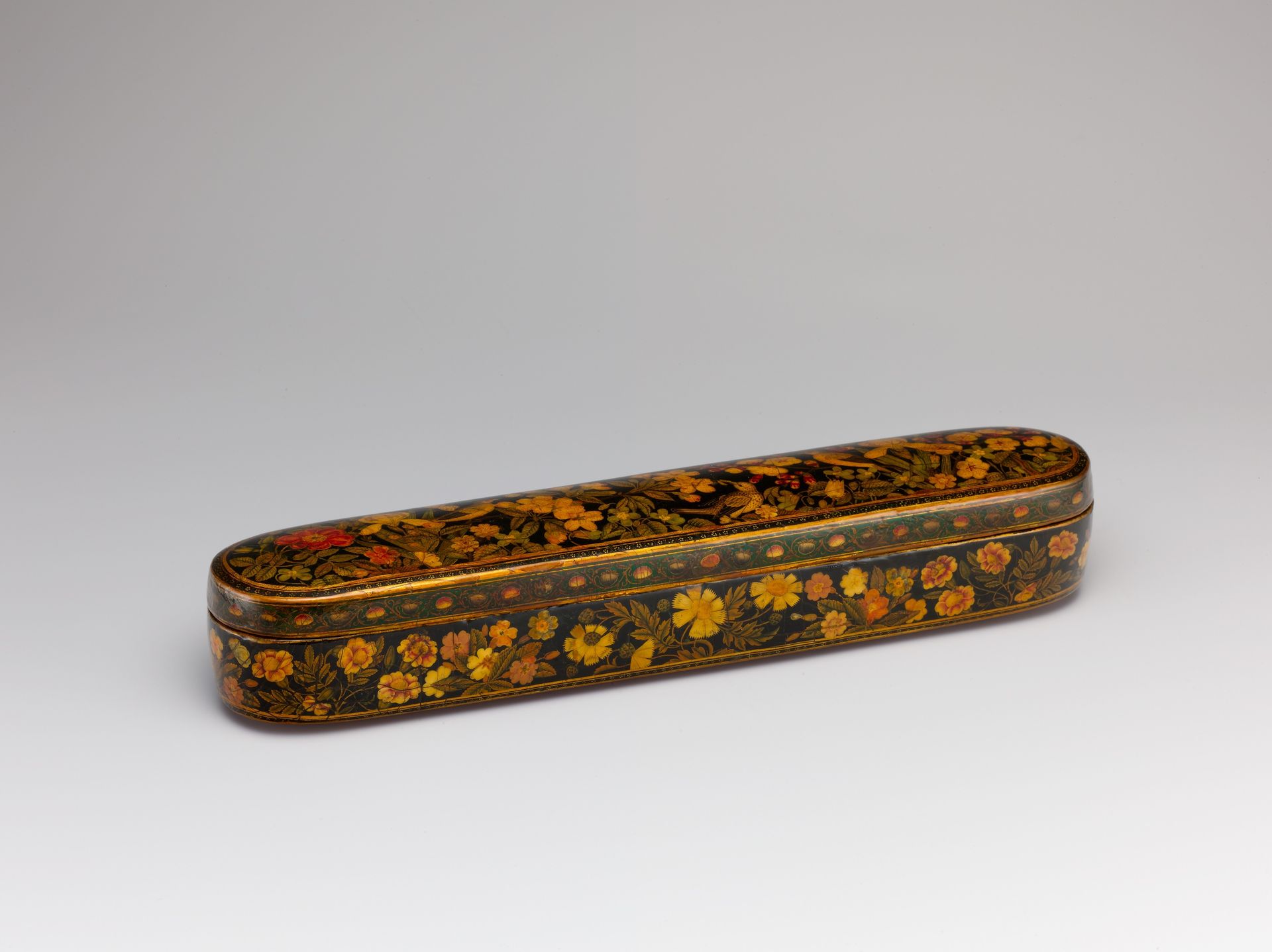 Pen Box with a Europeanizing Landscape by Haji Muhammad