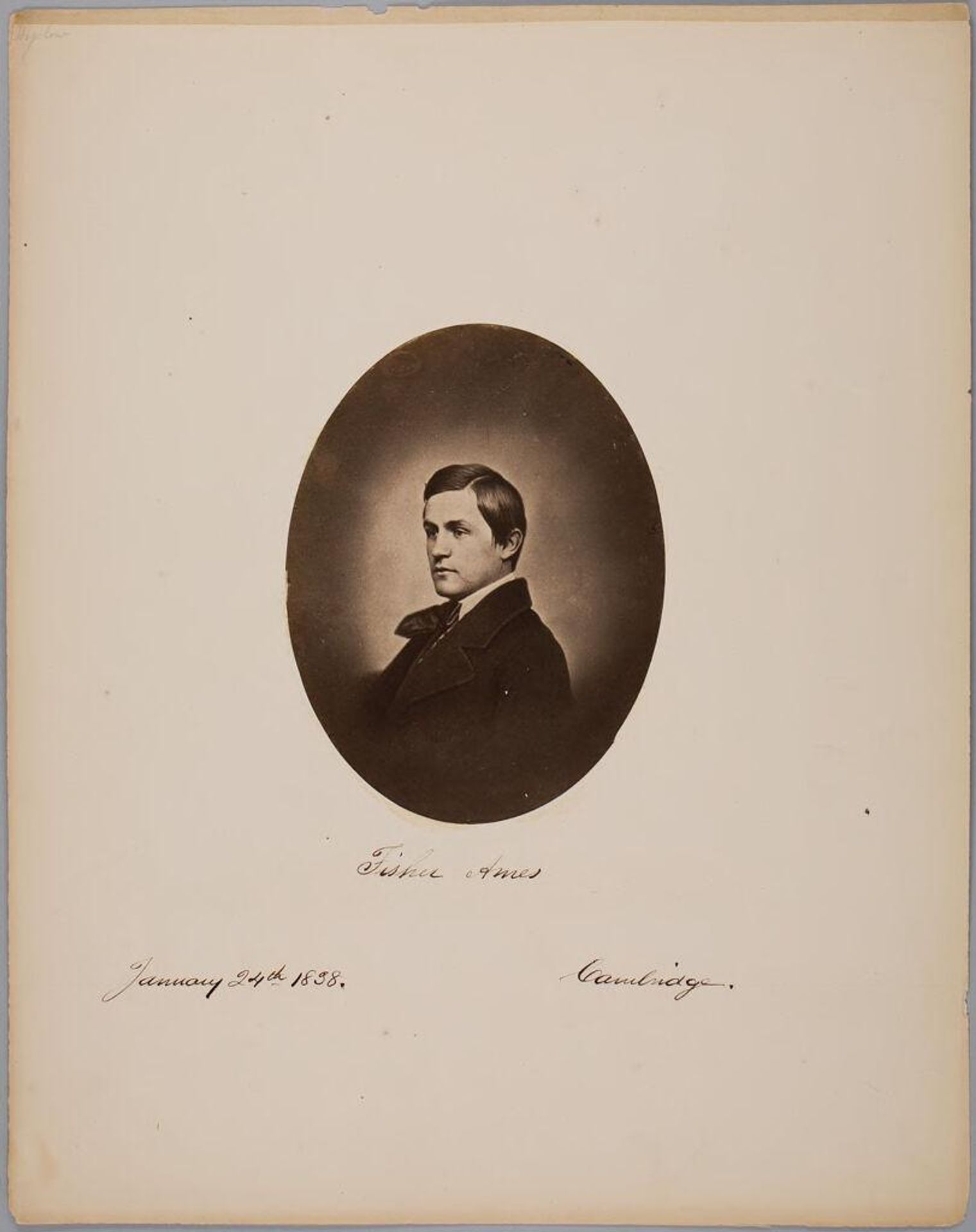Fisher Ames, Cambridge (1838-?) by John Adams Whipple