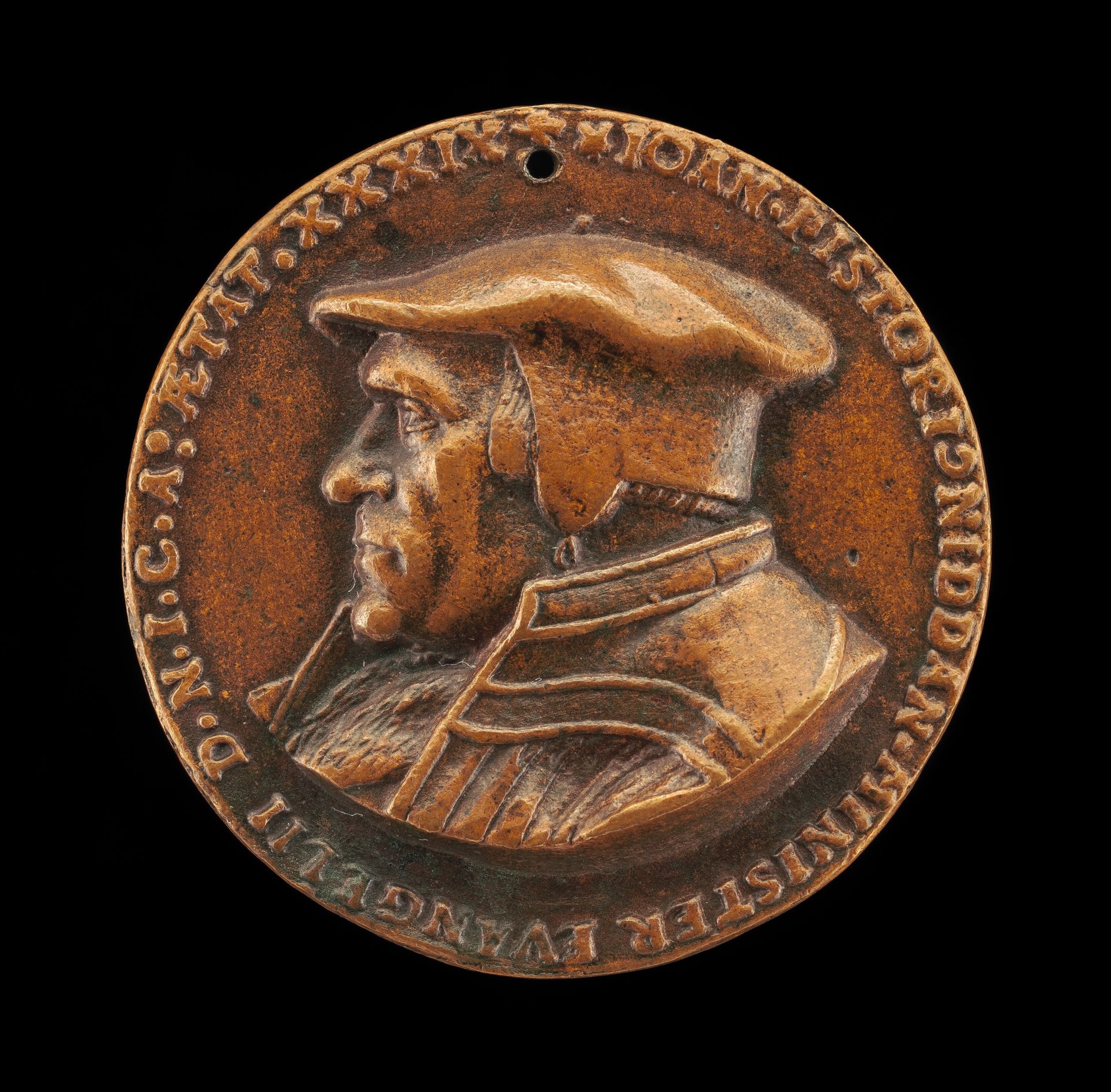 Johannes Pistorius,1504-1583, Theologian [obverse] by Friedrich Hagenauer