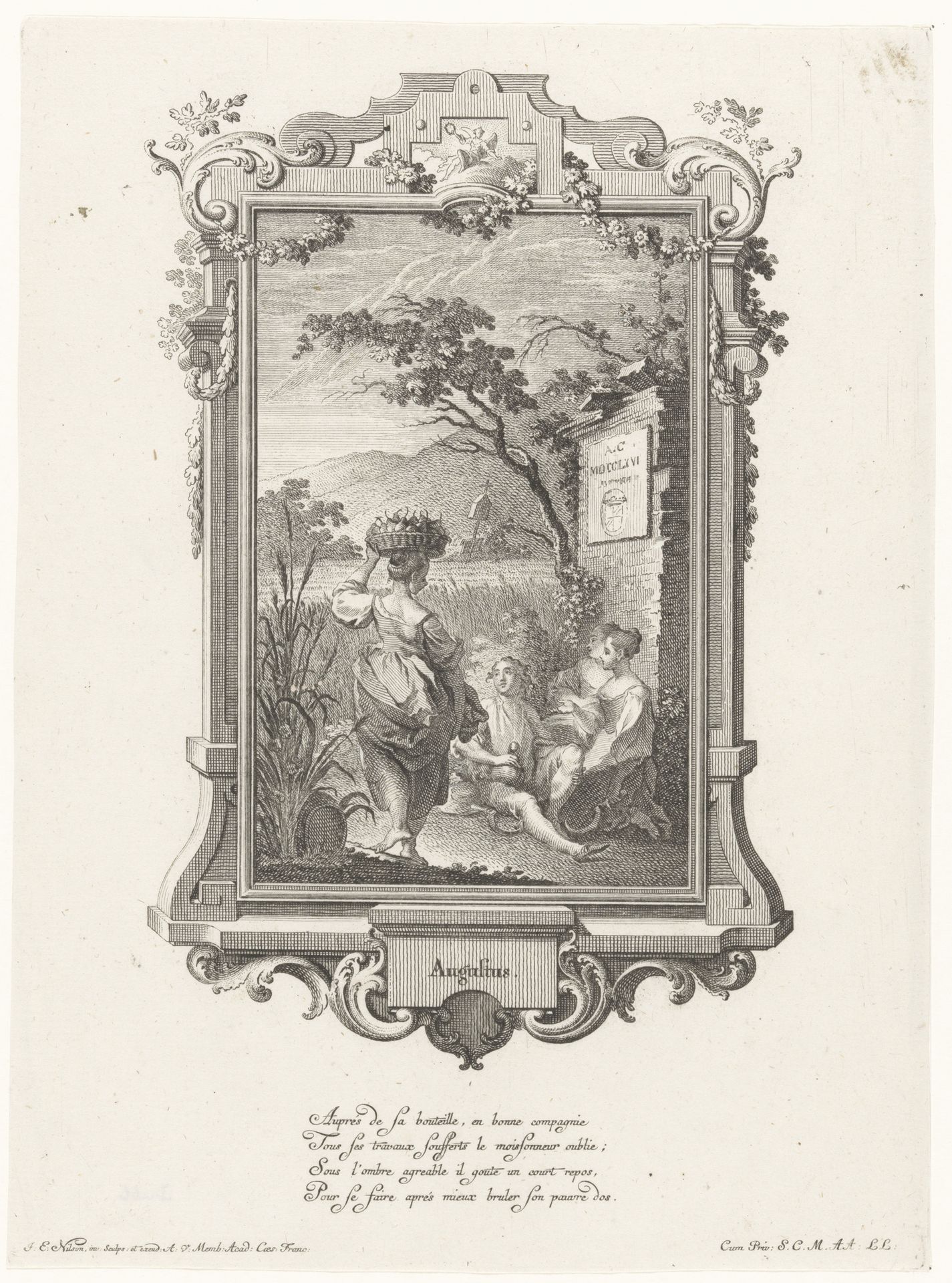 Augustus by Johann Esaias Nilson