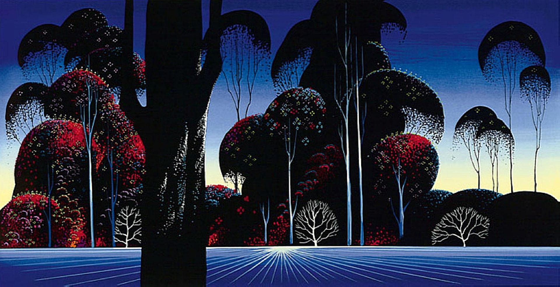 Dark Silence by Eyvind Earle