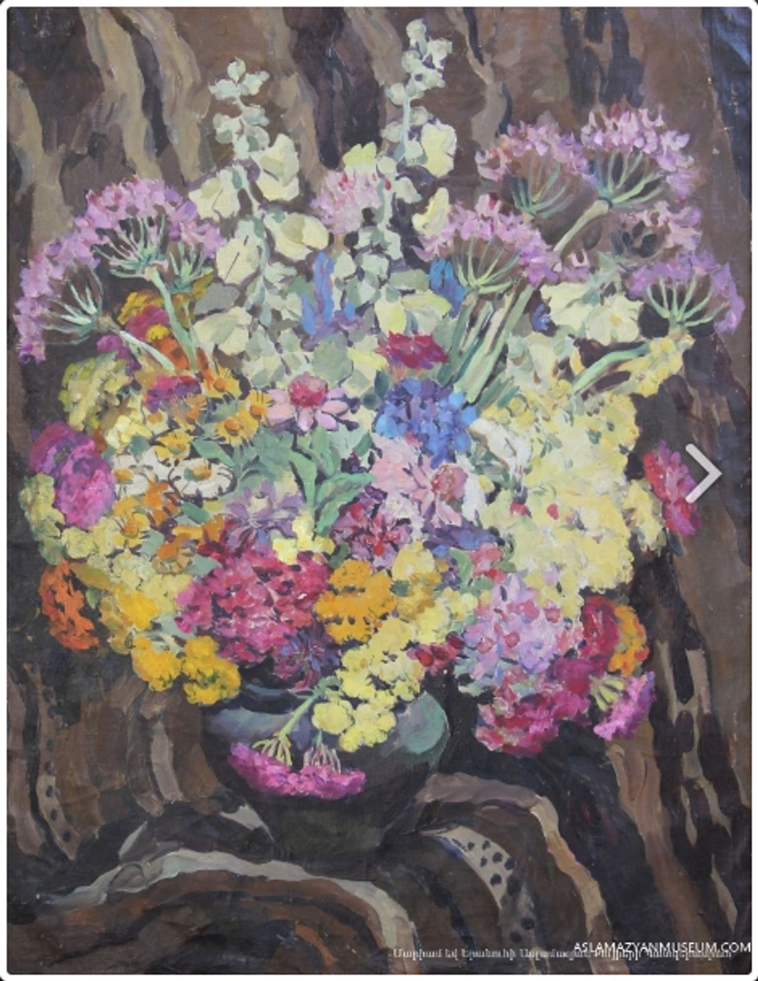 Mountain flowers by Mariam Aslamazian