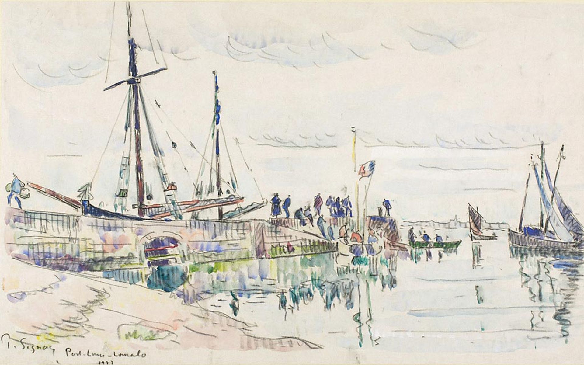 Port Louis Lomalo by Paul Signac