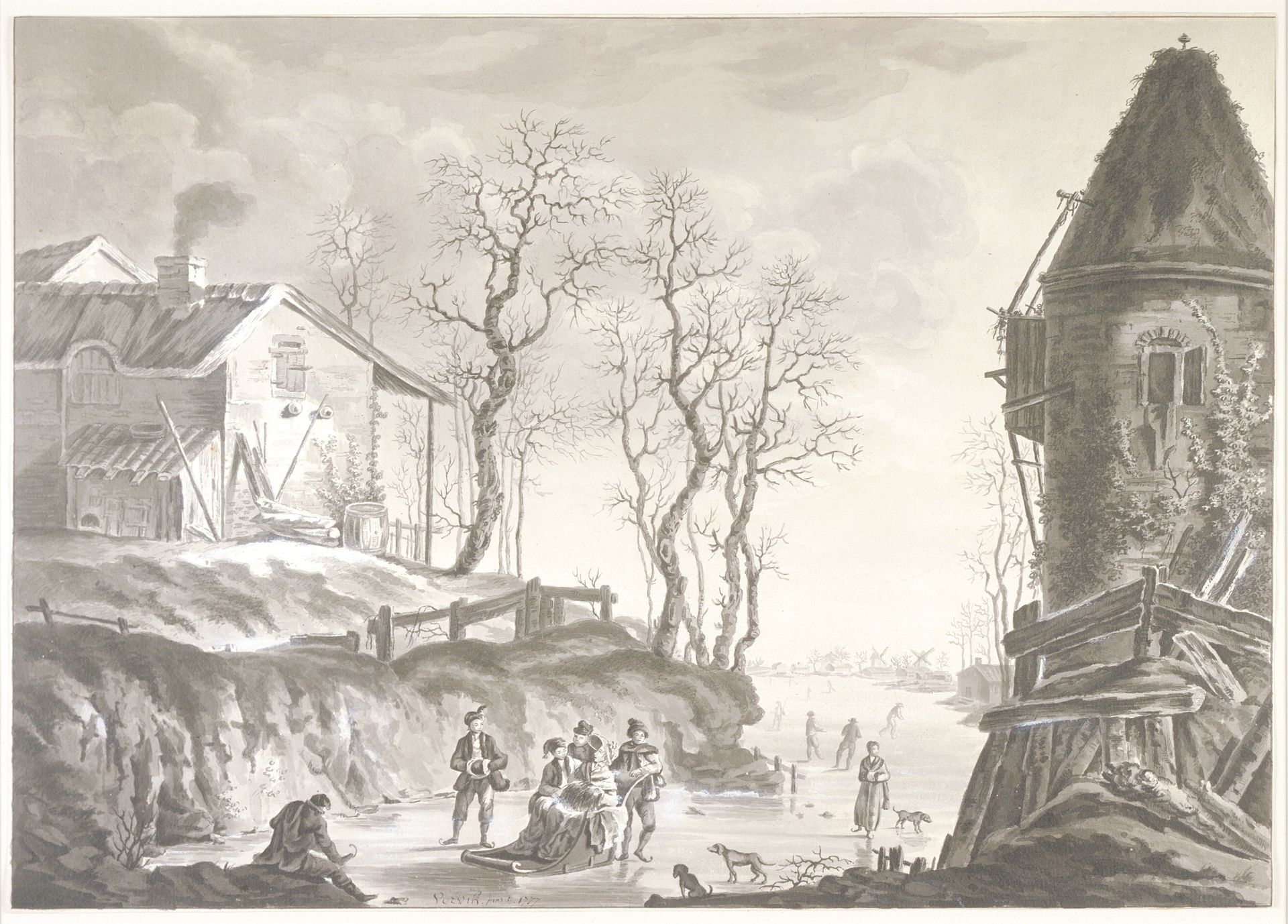 Ice Skaters by Vervik