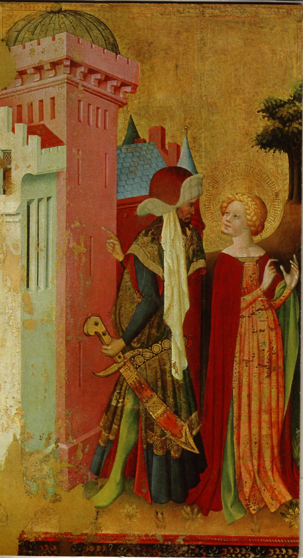 Barbara altar from the Kalanti church in Finland by Master Francke