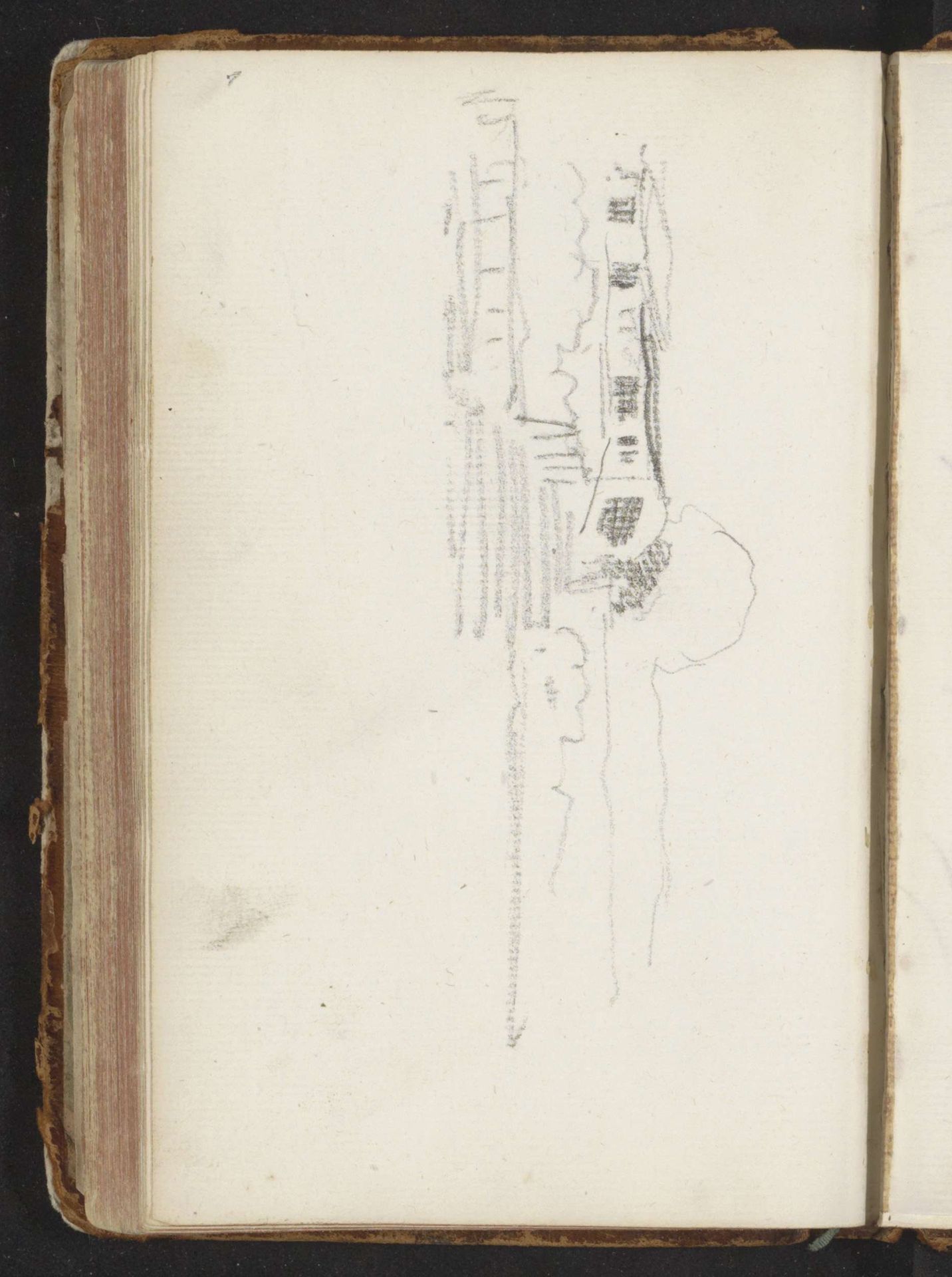 Huis op het platteland by Jean-Honoré Fragonard