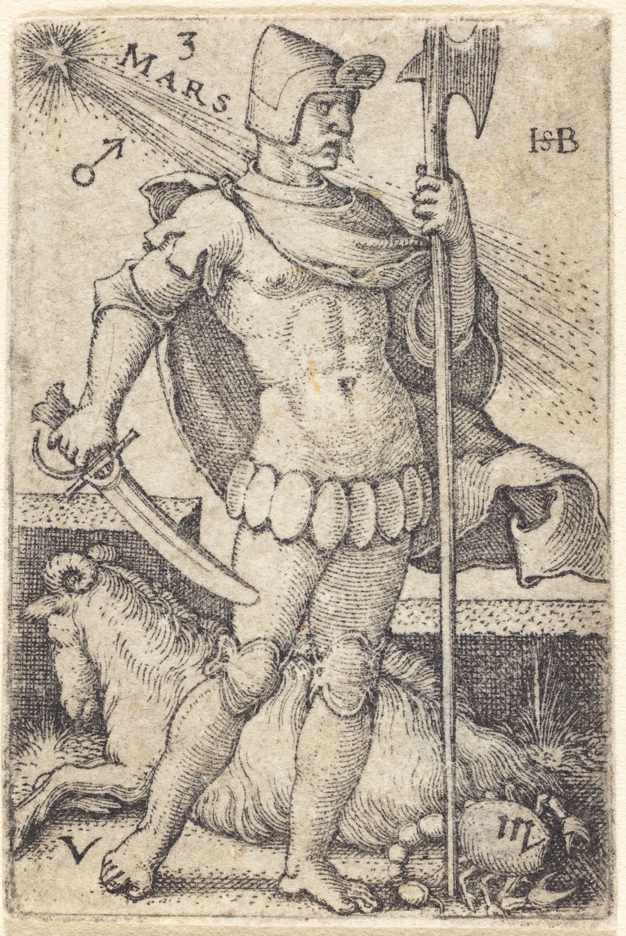 Mars by Sebald Beham