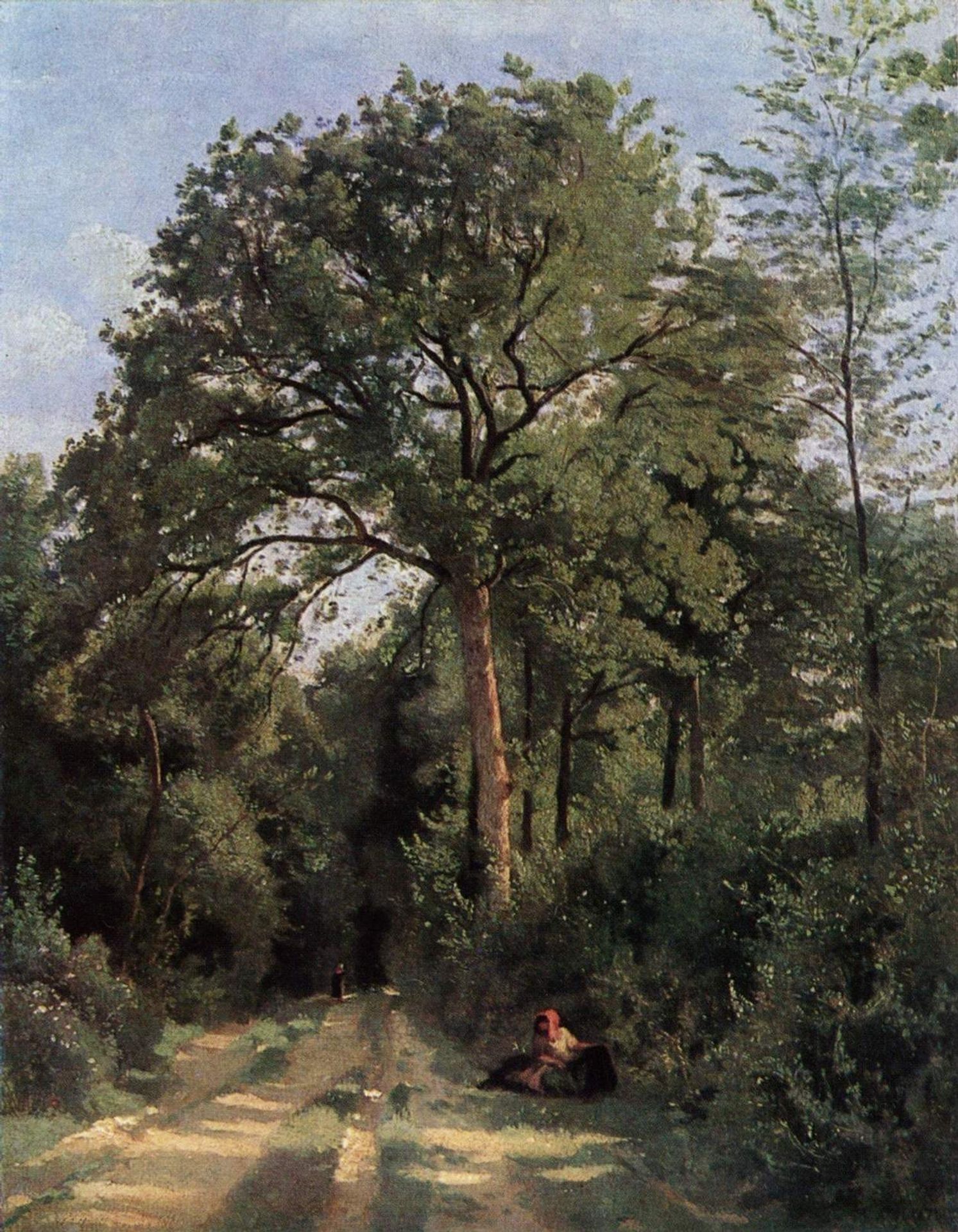Forest Entrance at Ville d'Avray by Camille Corot
