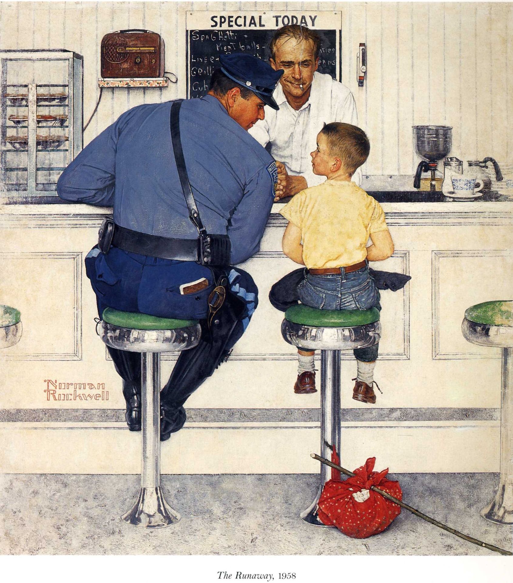 The Runaway by Norman Rockwell