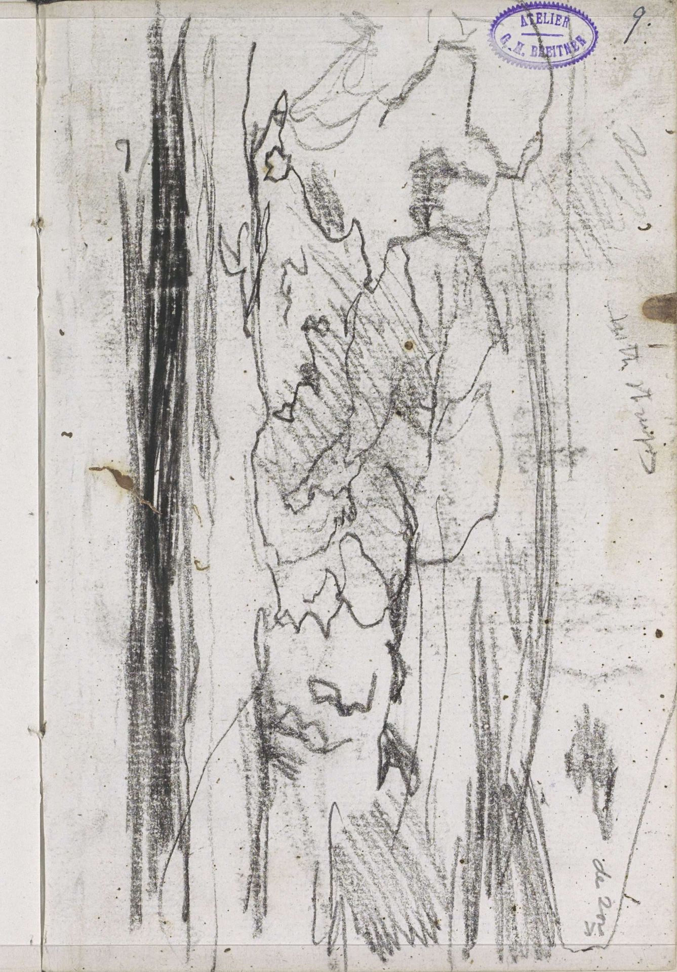 Landschap met een wolkenlucht by George Hendrik Breitner