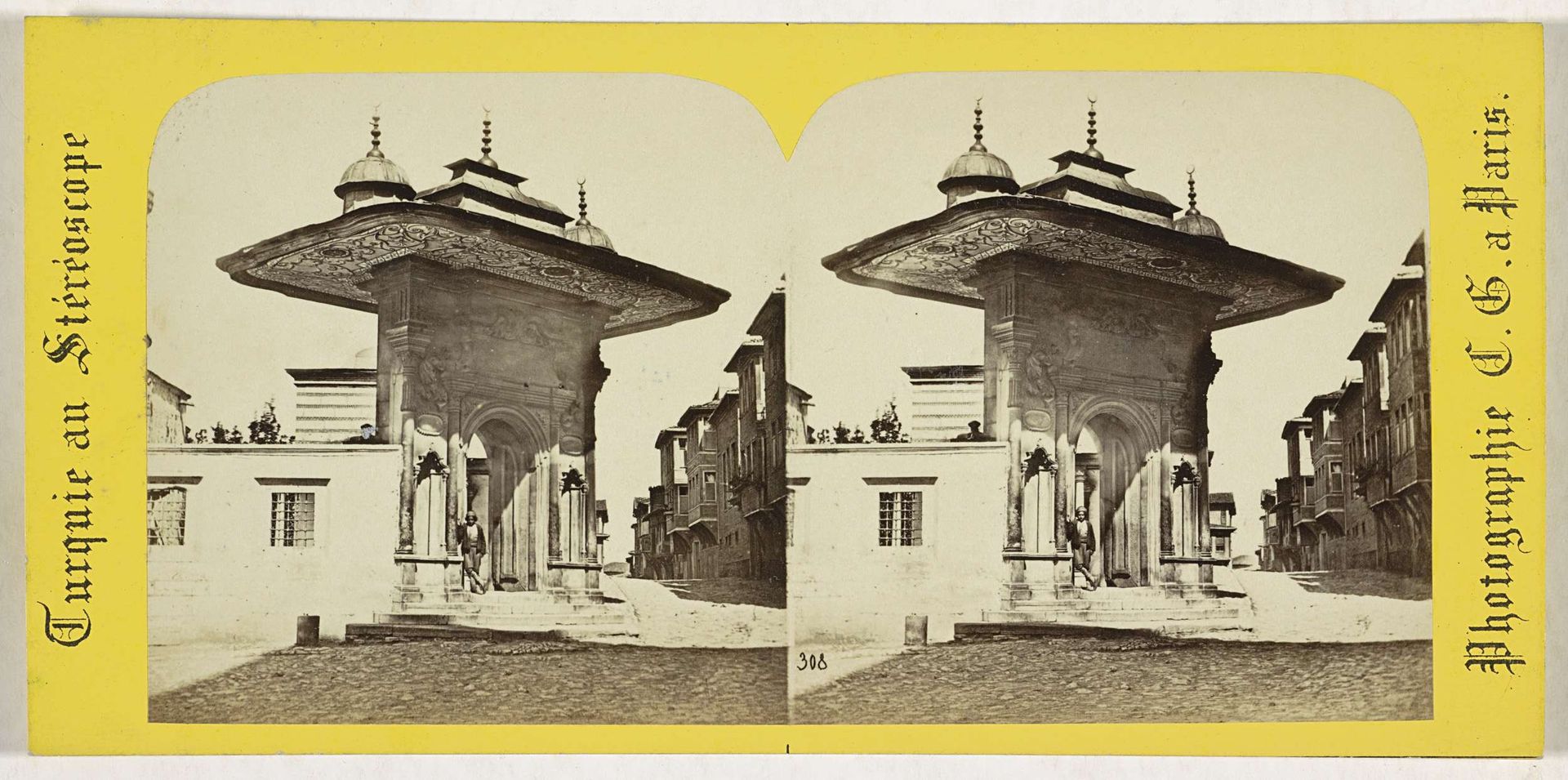 Poort van het Topkapipaleis, Istanboel by Charles Gaudin
