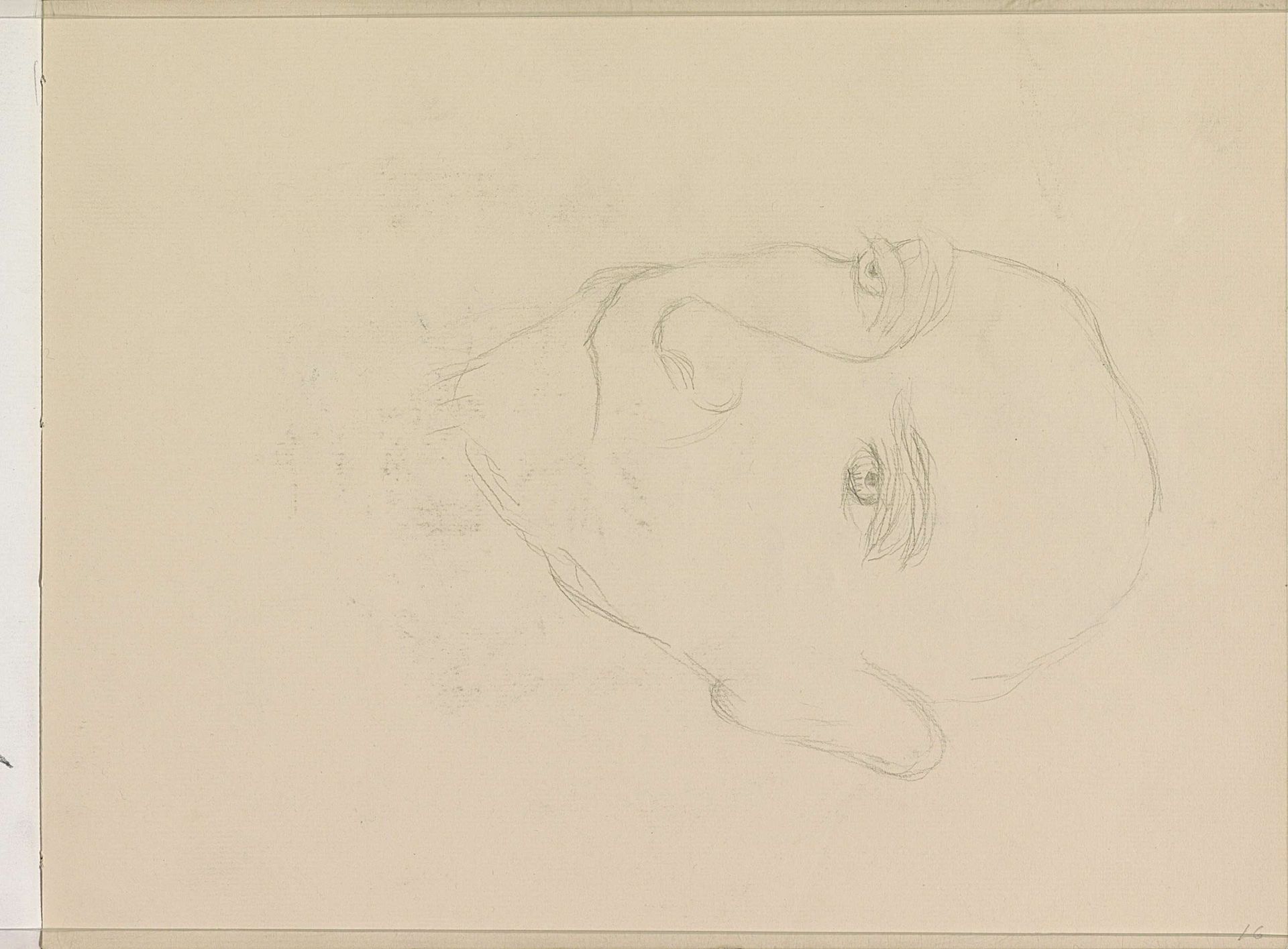 Mannengezicht by Isaac Israels