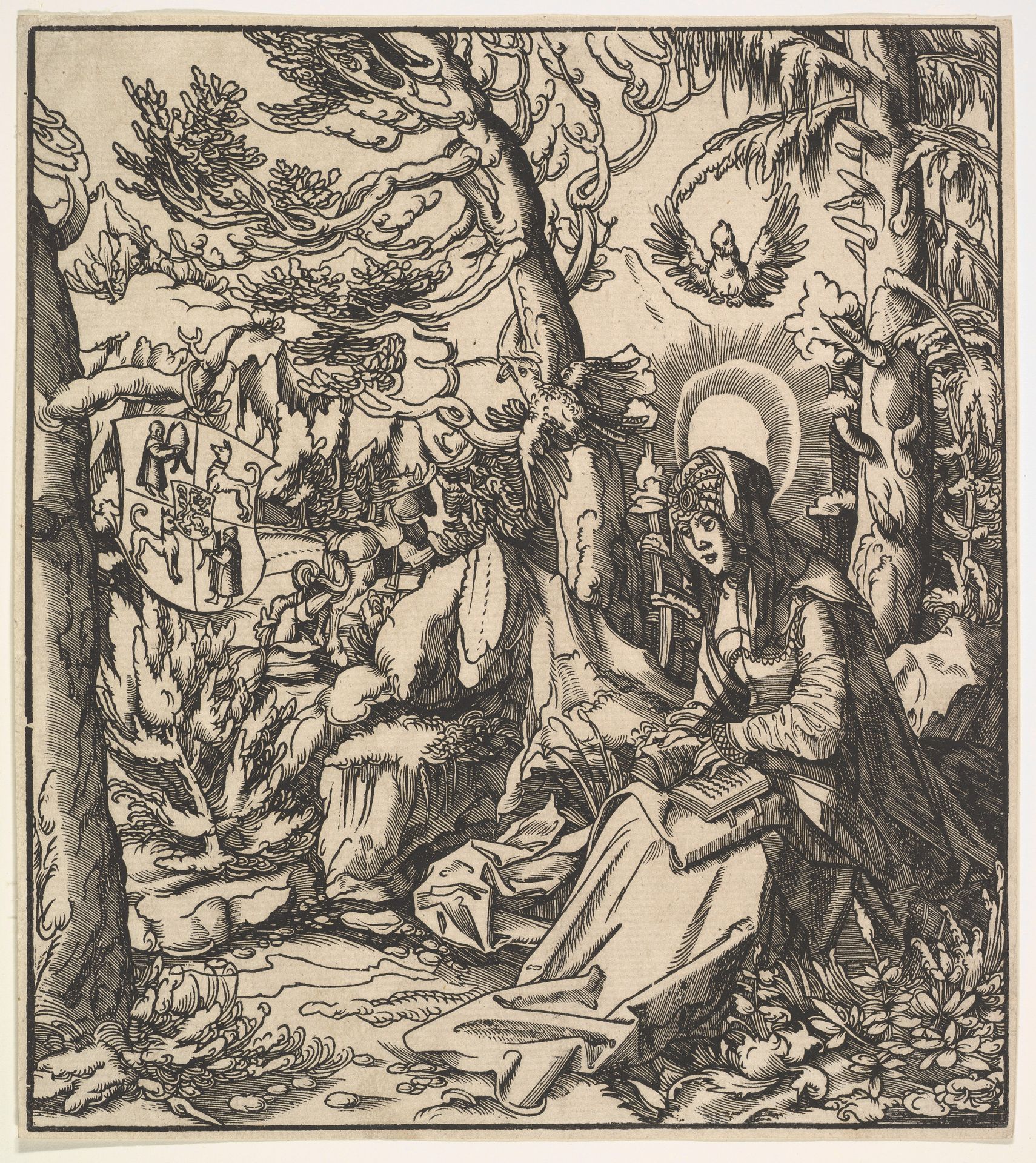 Saint Ita (of Toggenburg), from "The Habsburg Saints" by Leonhard Beck