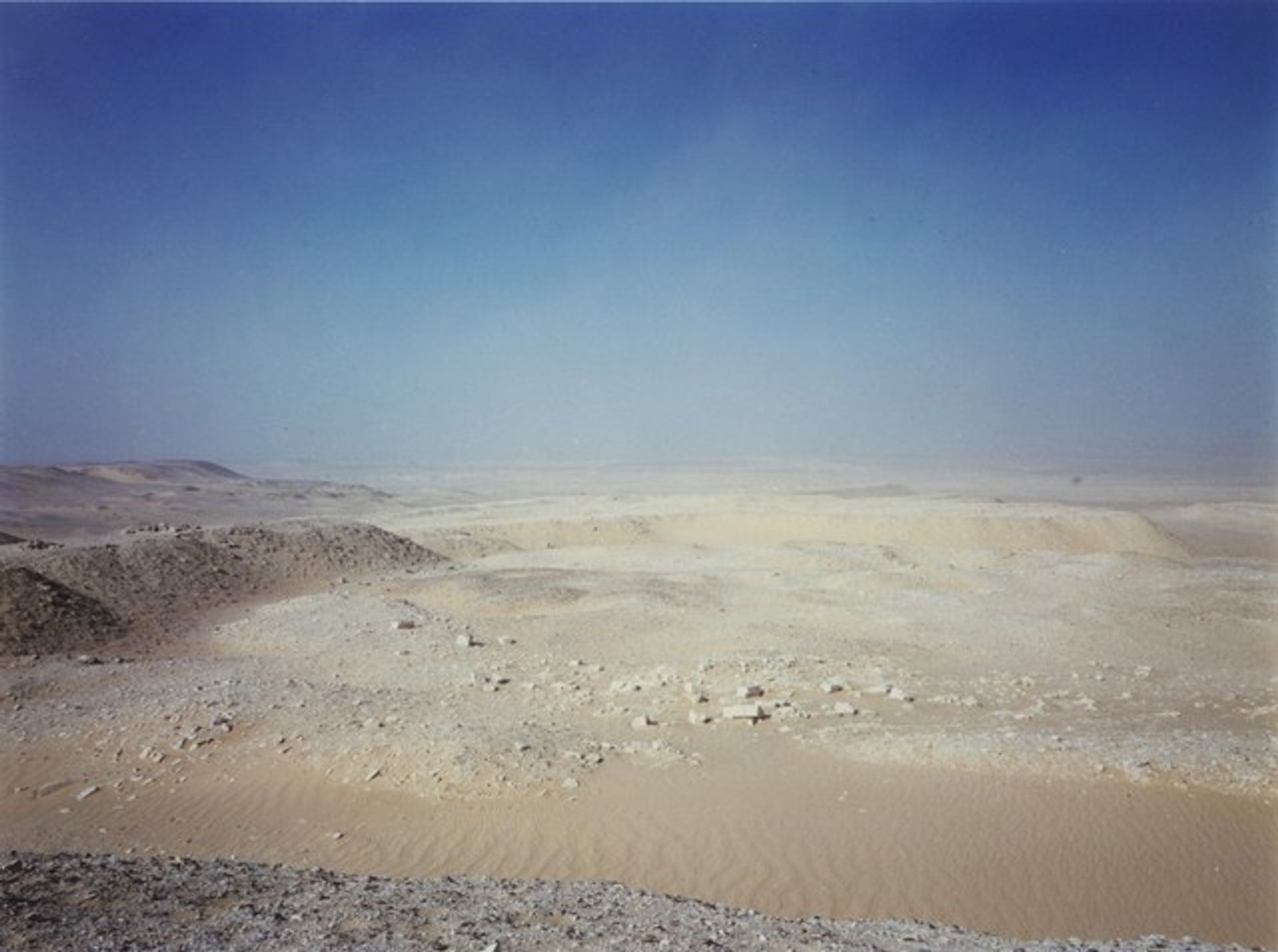 Desert and Blue Sky, Egypt by Harry Callahan
