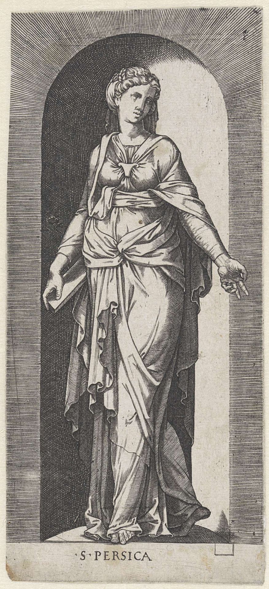 Perzische Sibille by Lambertus Suavius