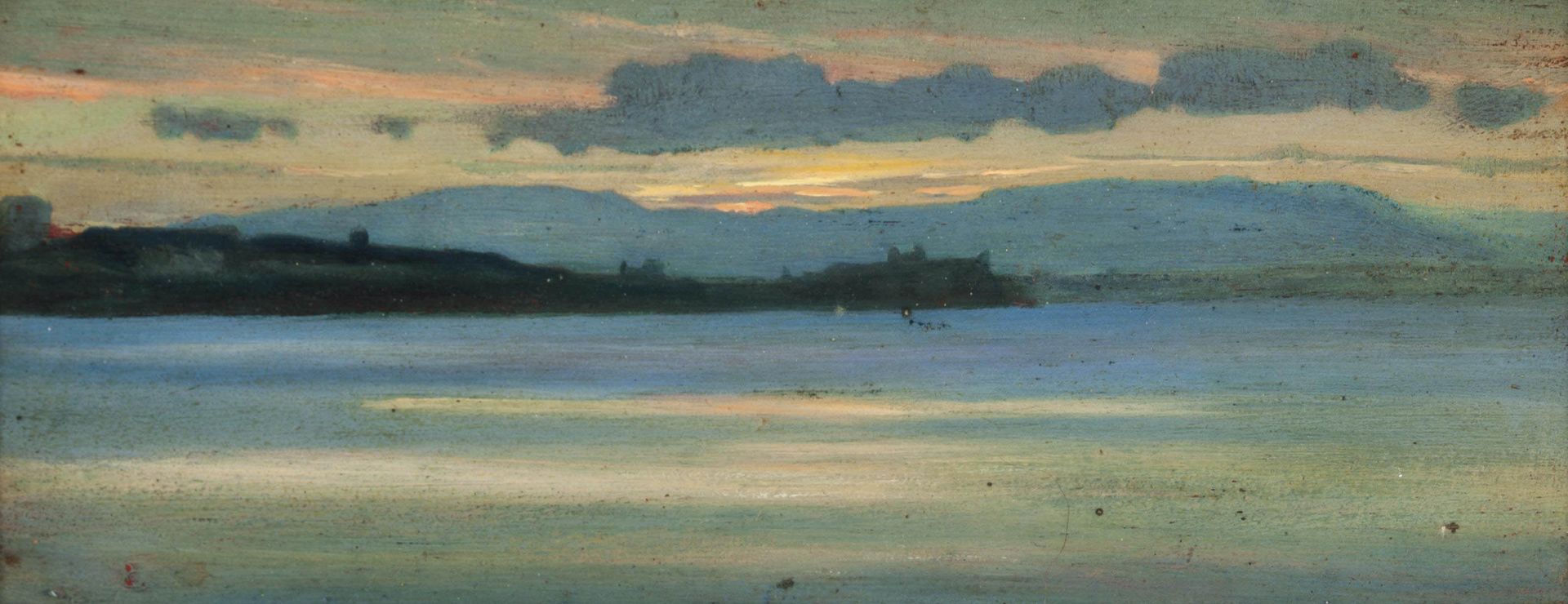 Sunrise at Nettuno by Giovanni (Nino) Costa