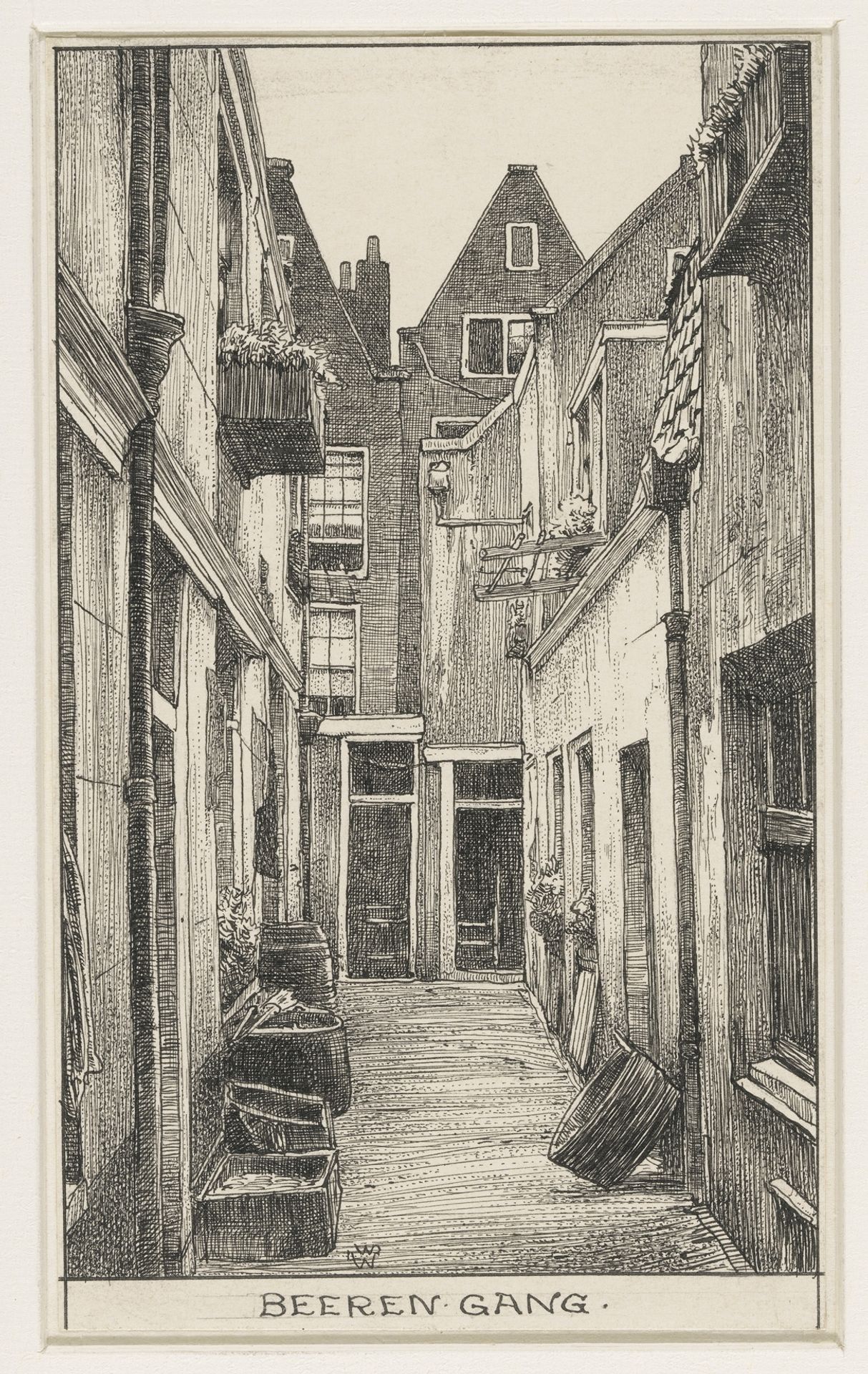 Beeren Gang te Amsterdam by Willem Wenckebach