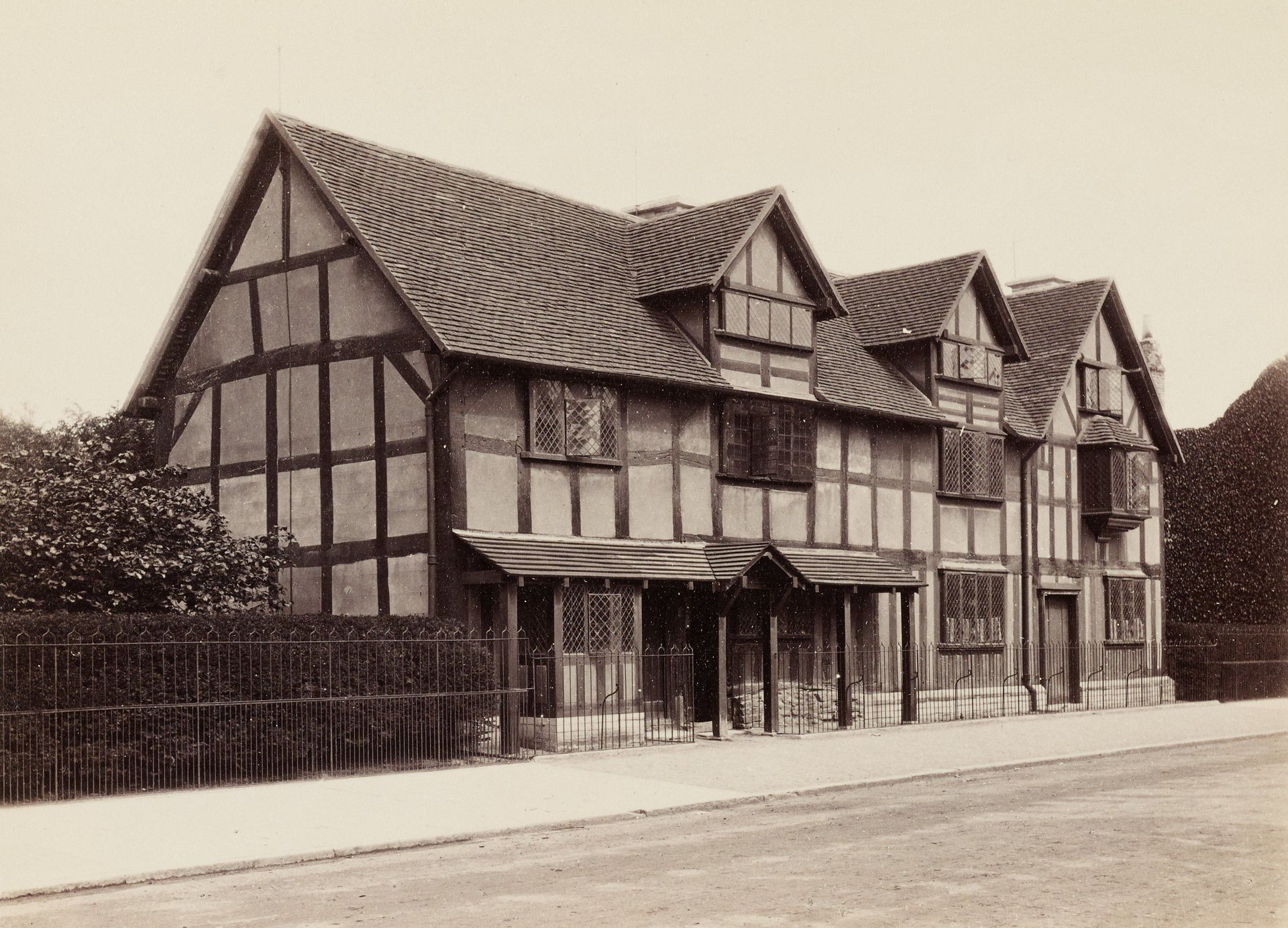 Shakespeare's House from the West by Francis Bedford