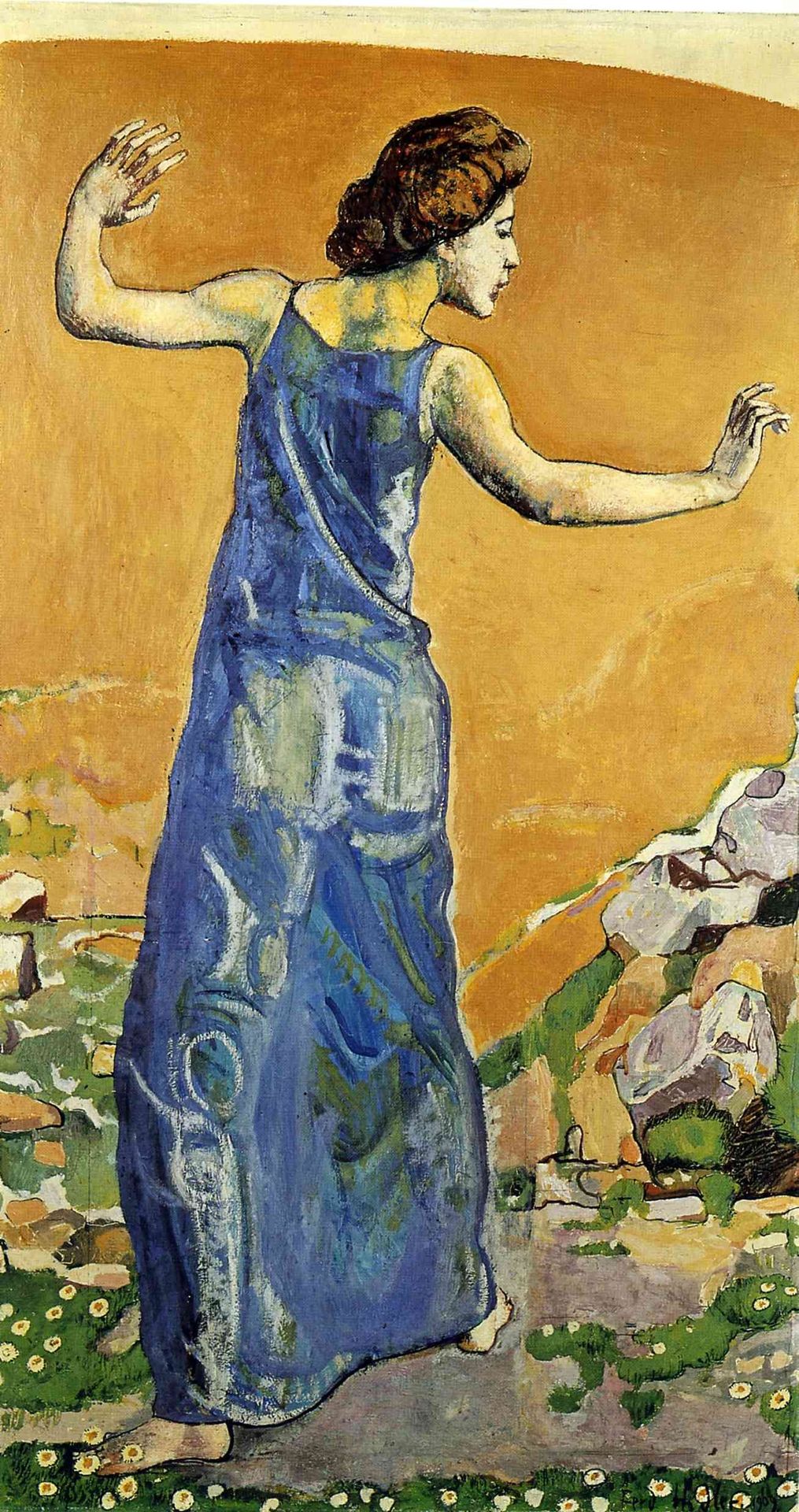 Joyous Woman by Ferdinand Hodler