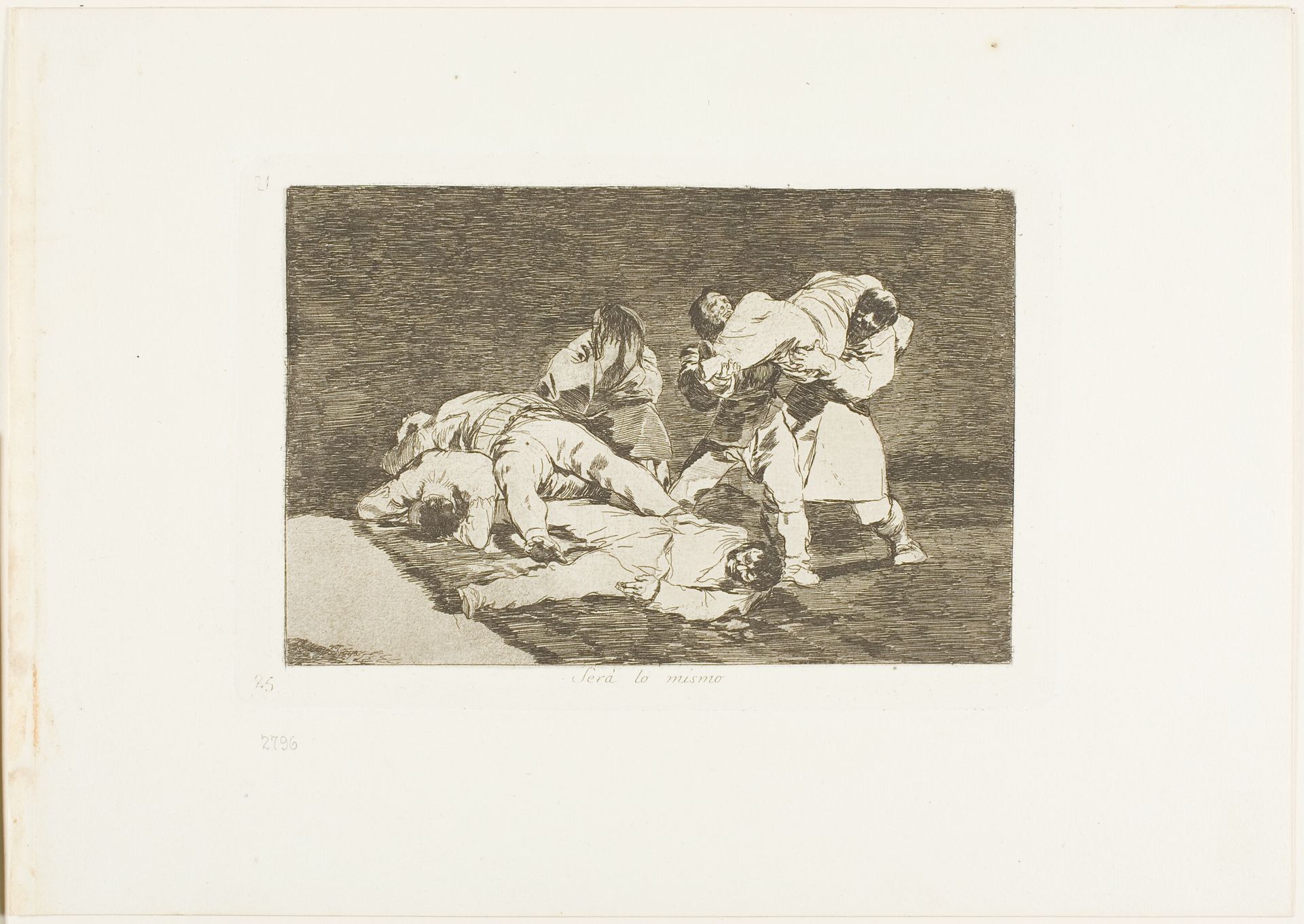 It will be the same, plate 21 from The Disasters of War by Francisco de Goya