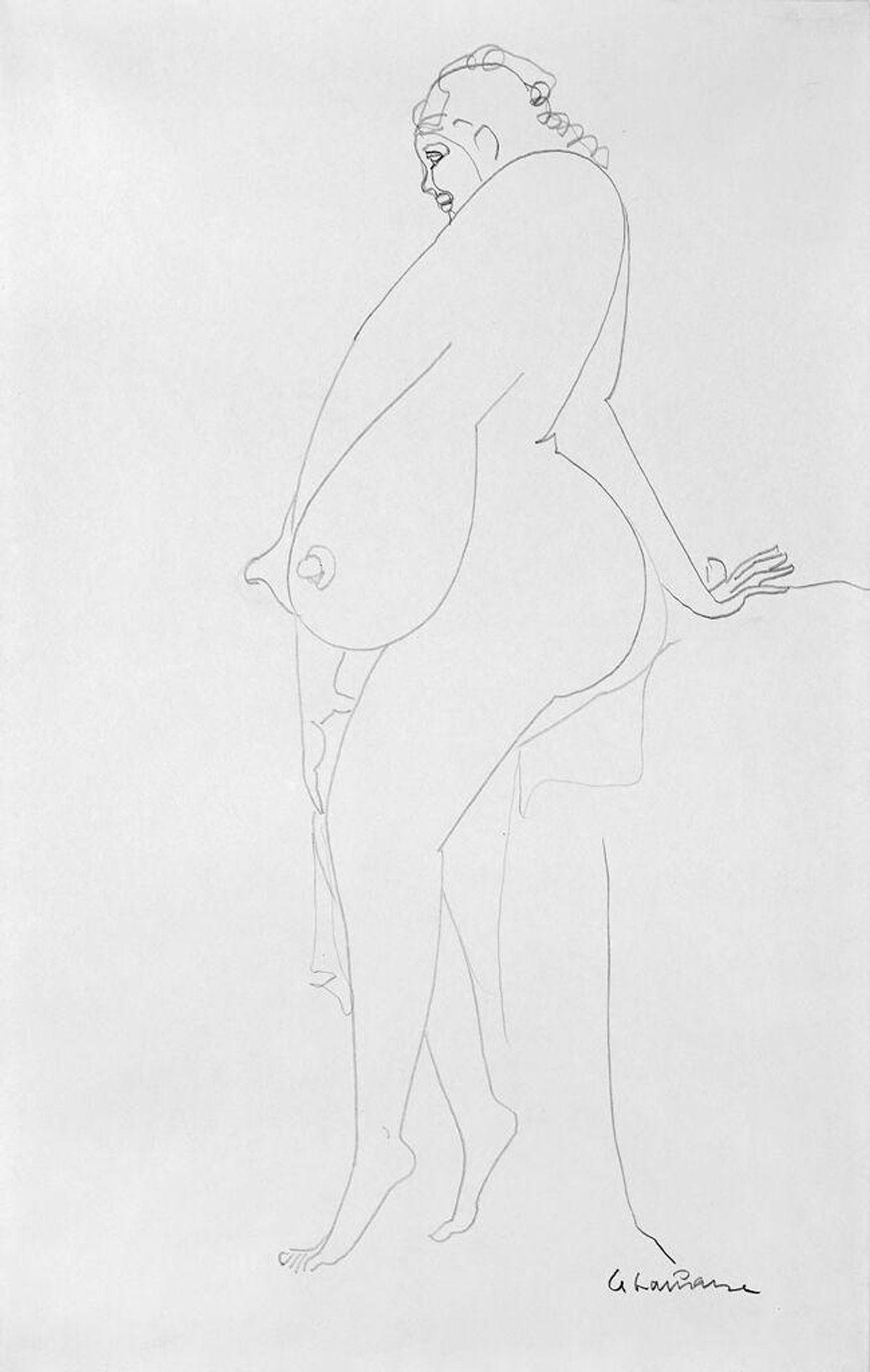 Female Nude (No. 2) by Gaston Lachaise