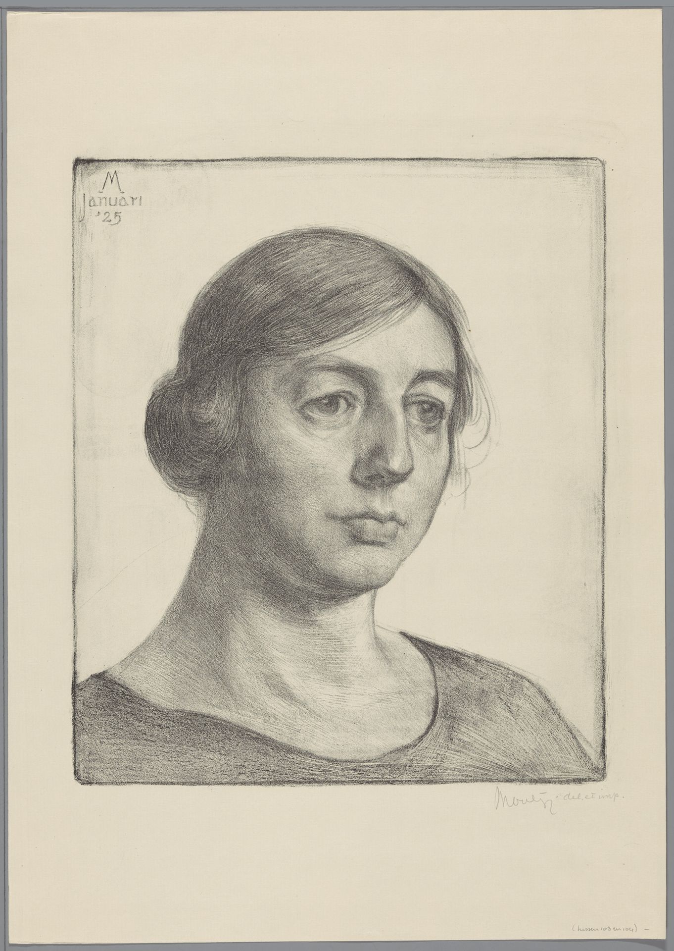 Portret van Henriëtte Haitsma Mulier by Simon Moulijn