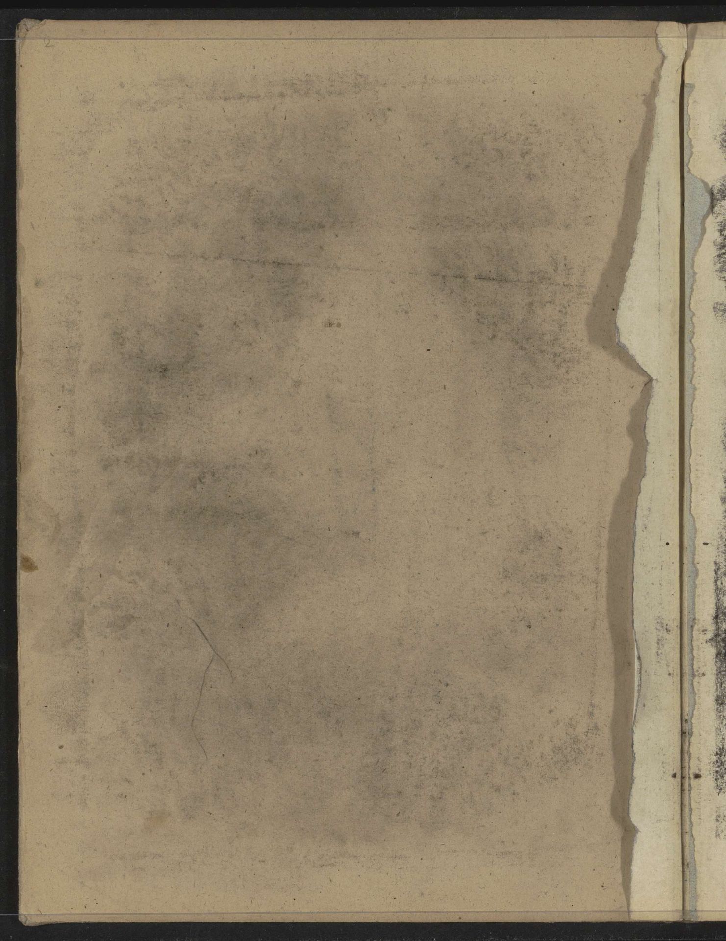 Abklatsch van de krijttekening op pagina 3 by Willem Witsen