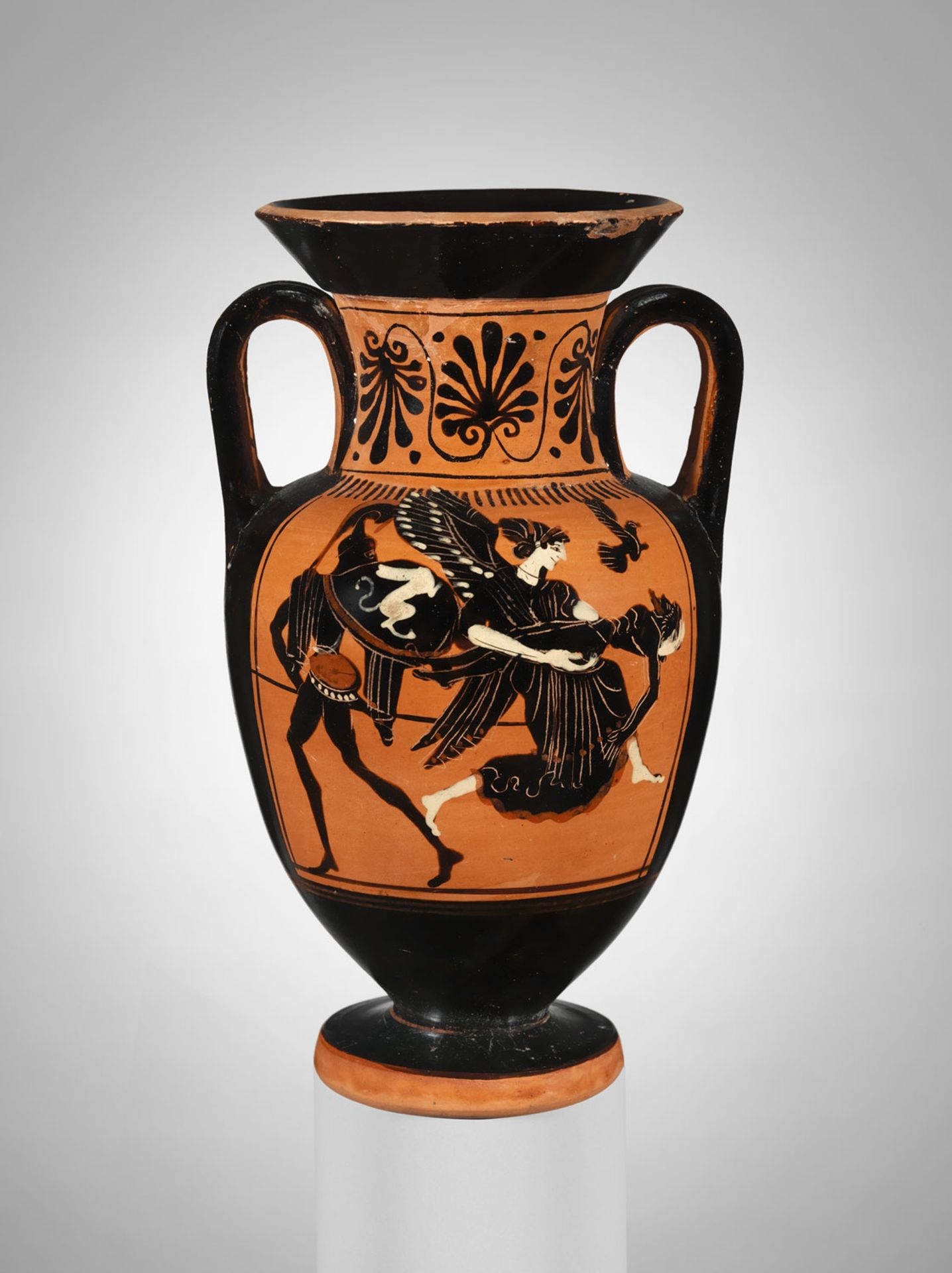 Terracotta Neck Amphora (jar) by Ancient Greek Pottery
