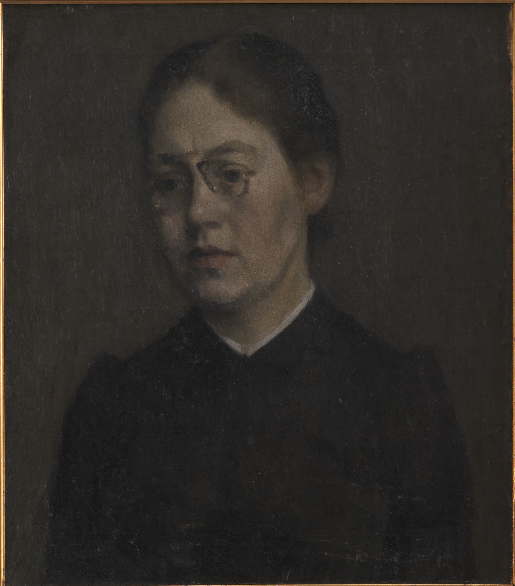 The Painter Elisabeth Wandel by Vilhelm Hammershøi