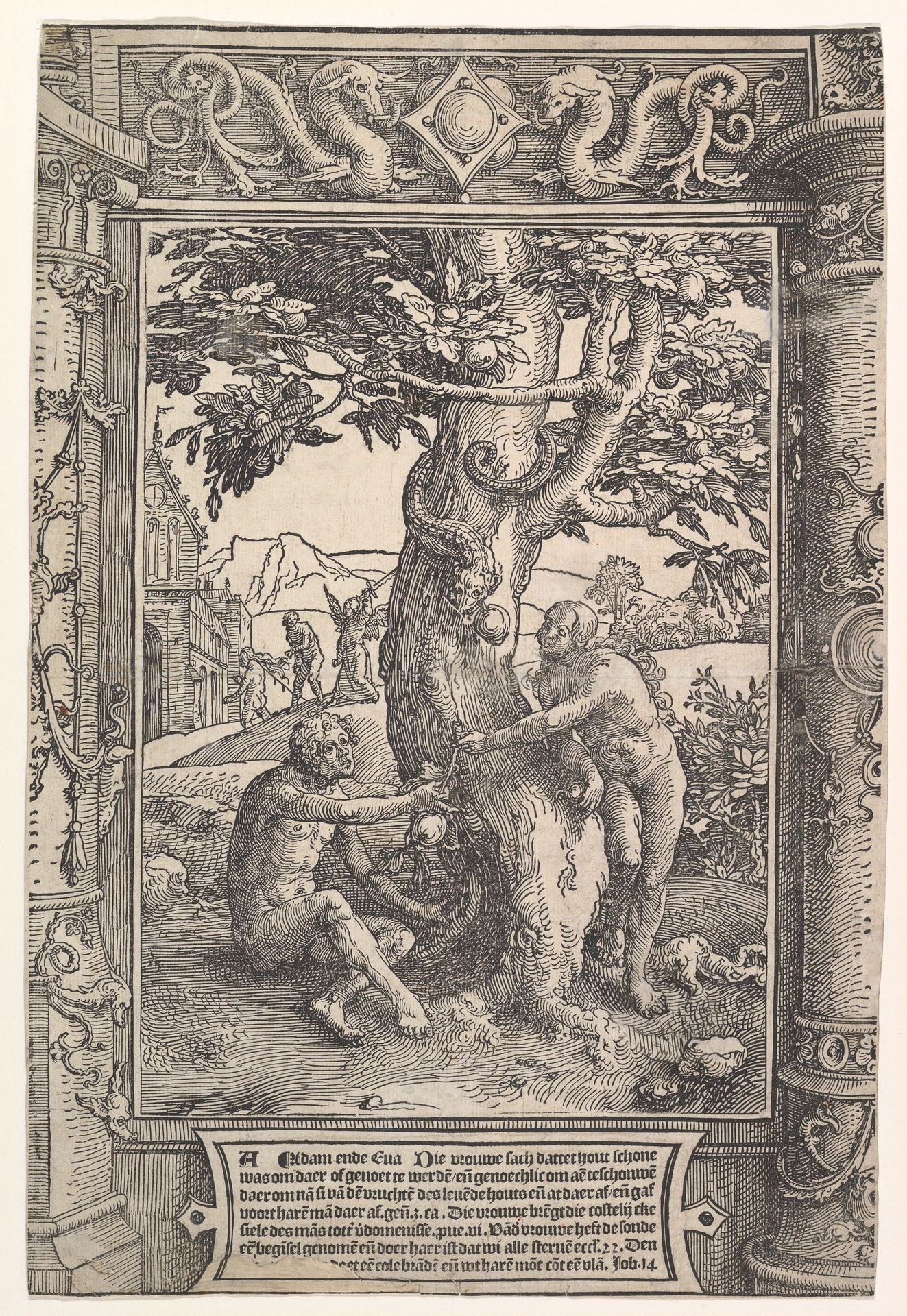 The Fall of Man by Lucas van Leyden