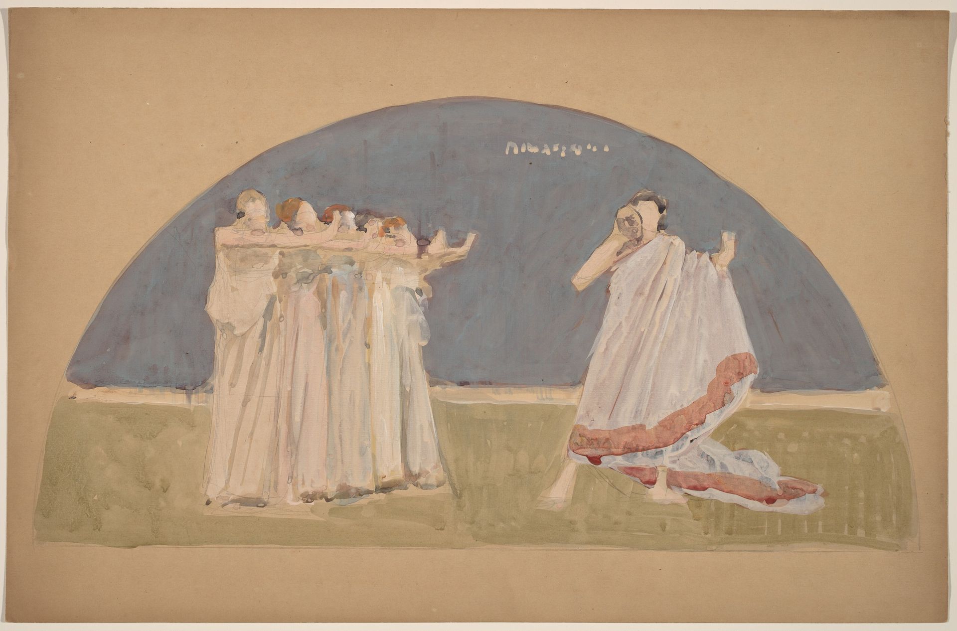 Study for a Lunette by Charles Sprague Pearce