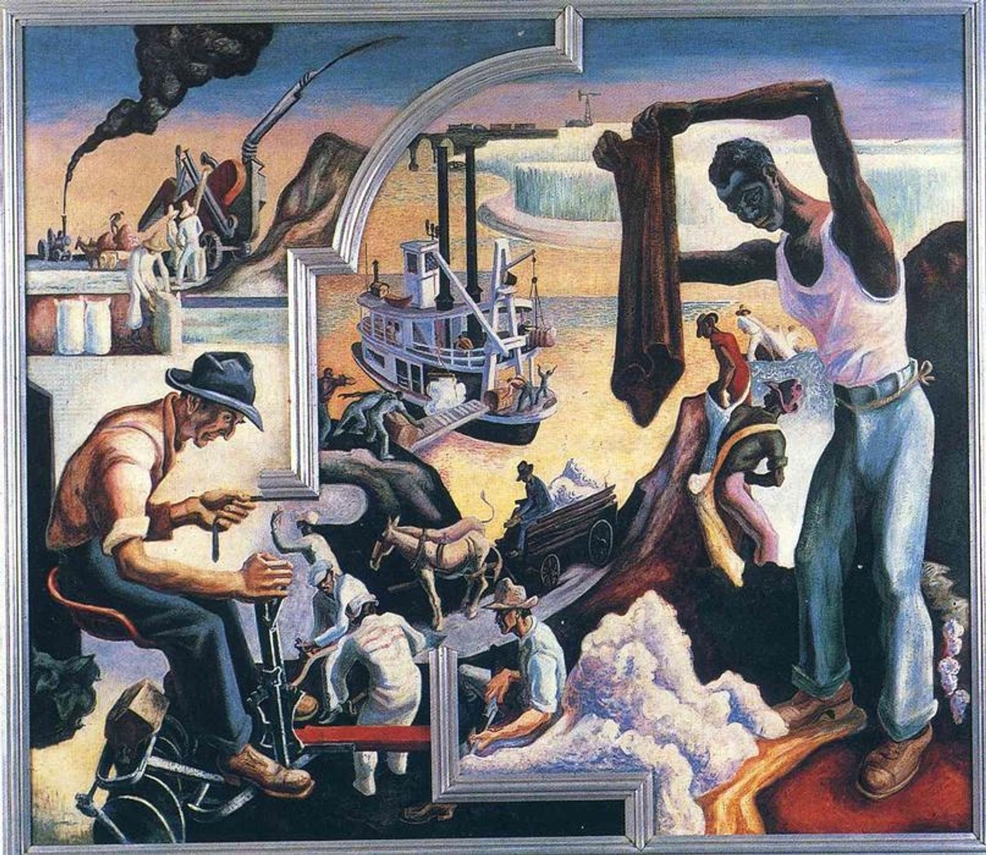 Deep South by Thomas Hart Benton