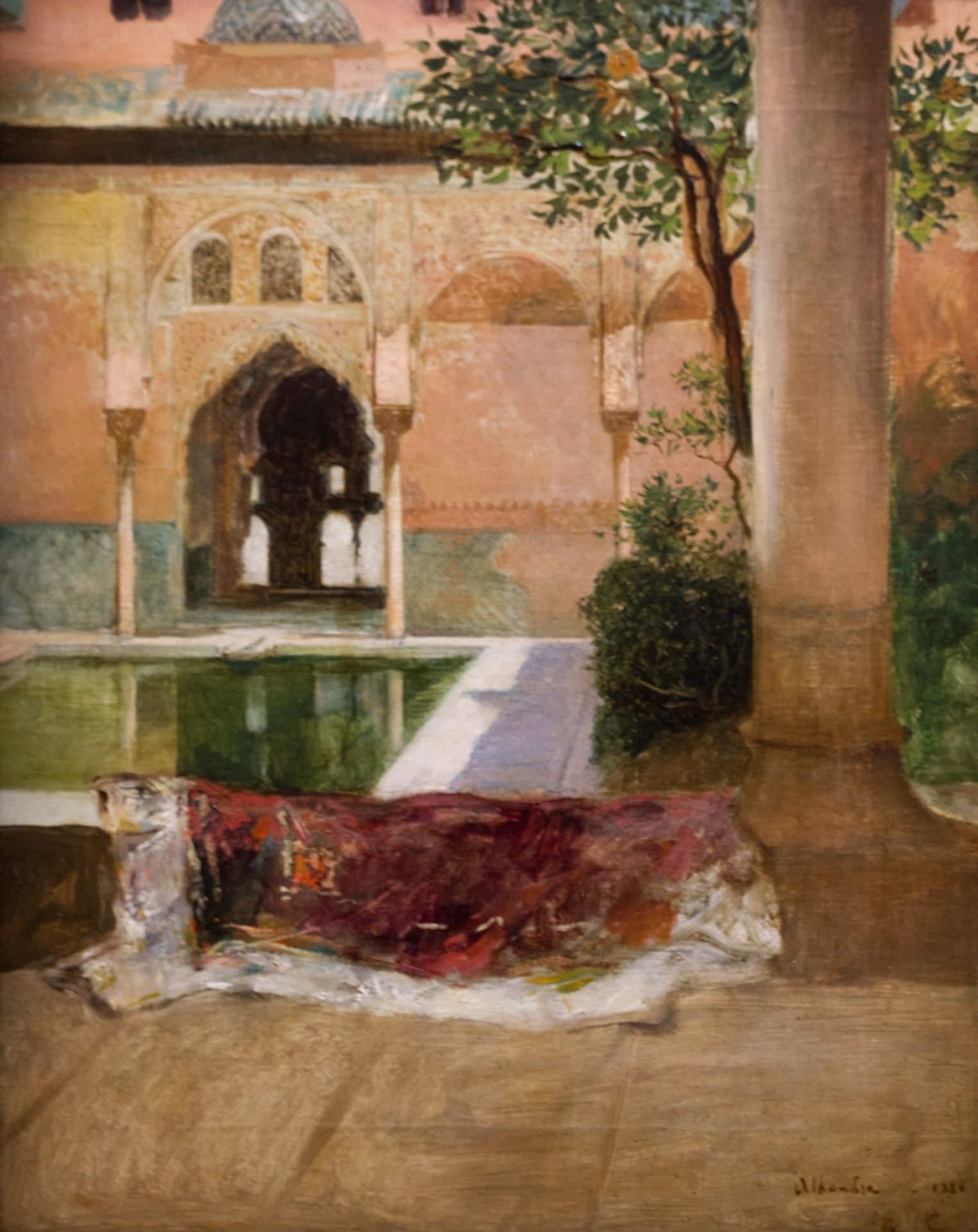 Cour De L'alhambra by Jean-Joseph-Benjamin Constant