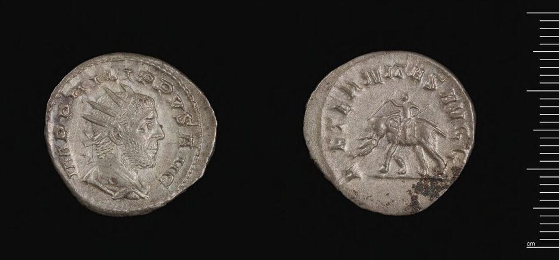 Denarius of Philip I by Philip I, the Arab