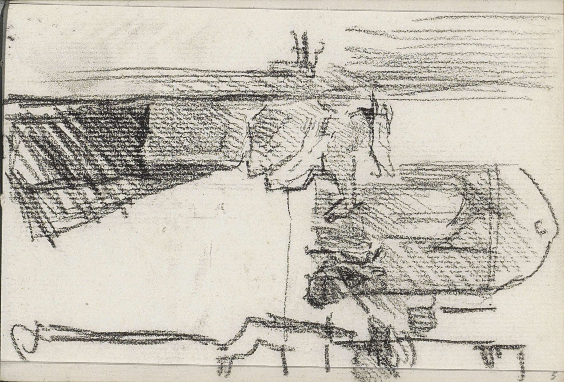 Figuren op straat by Isaac Israels