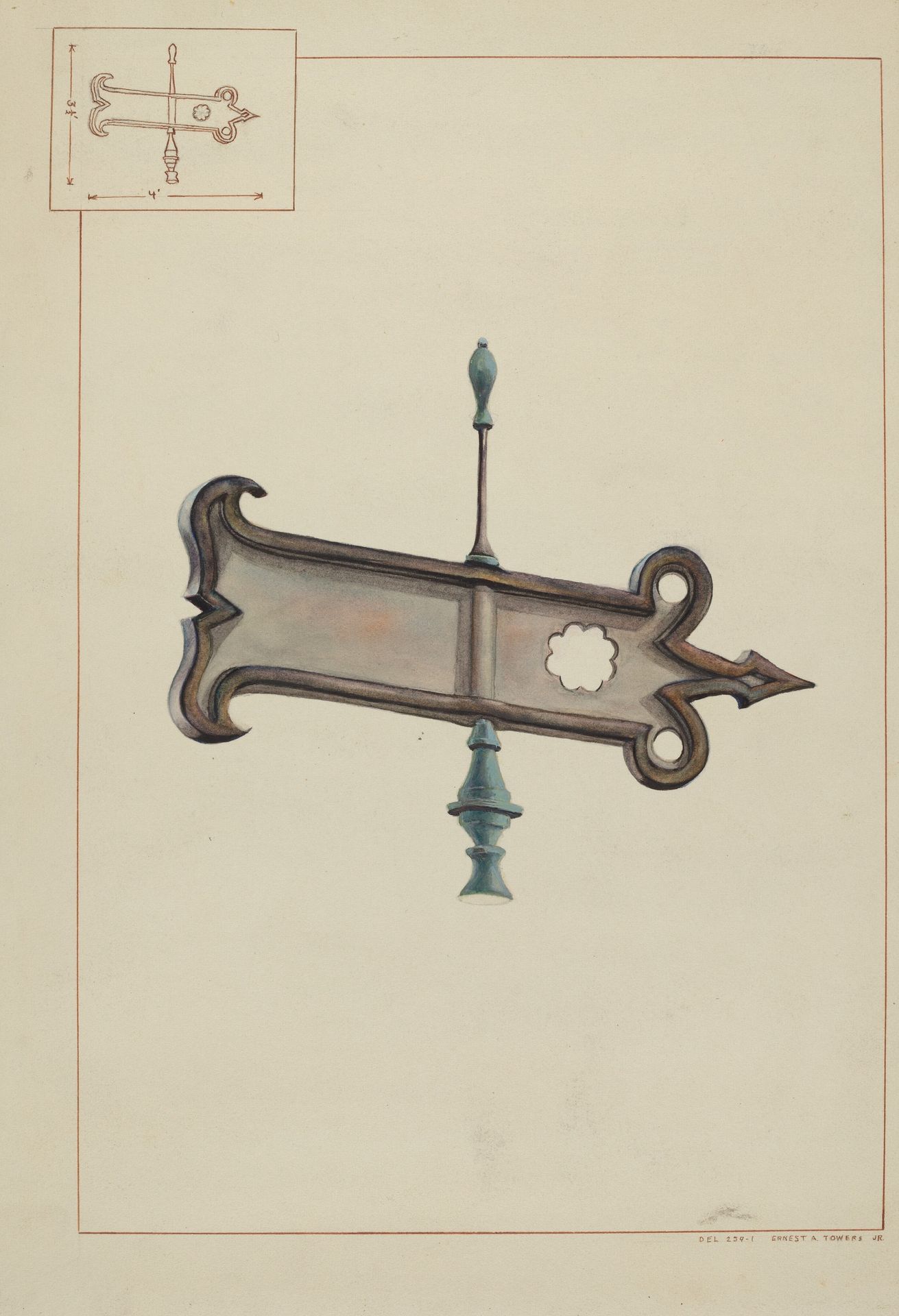 Weather Vane by Ernest A. Towers, Jr.